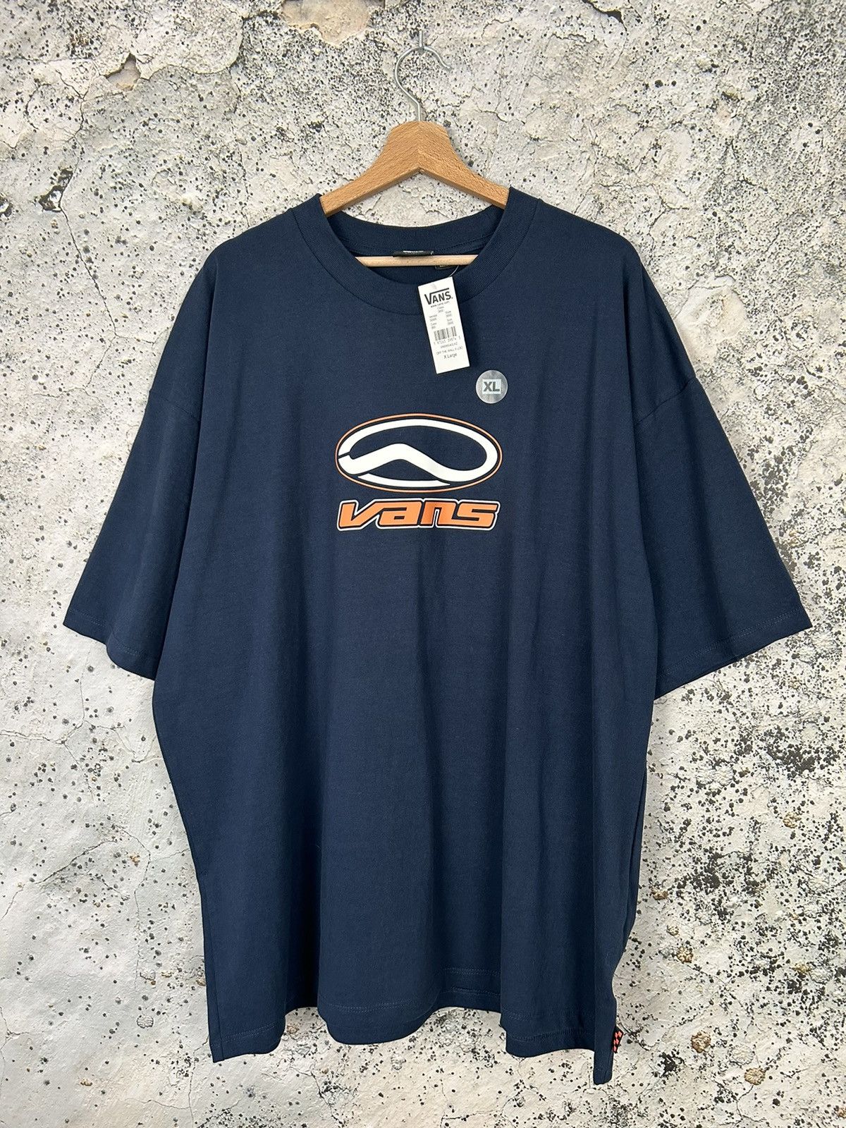 Vans Center Logo Baggy Boxy Shirt 90s Retro Skateboards