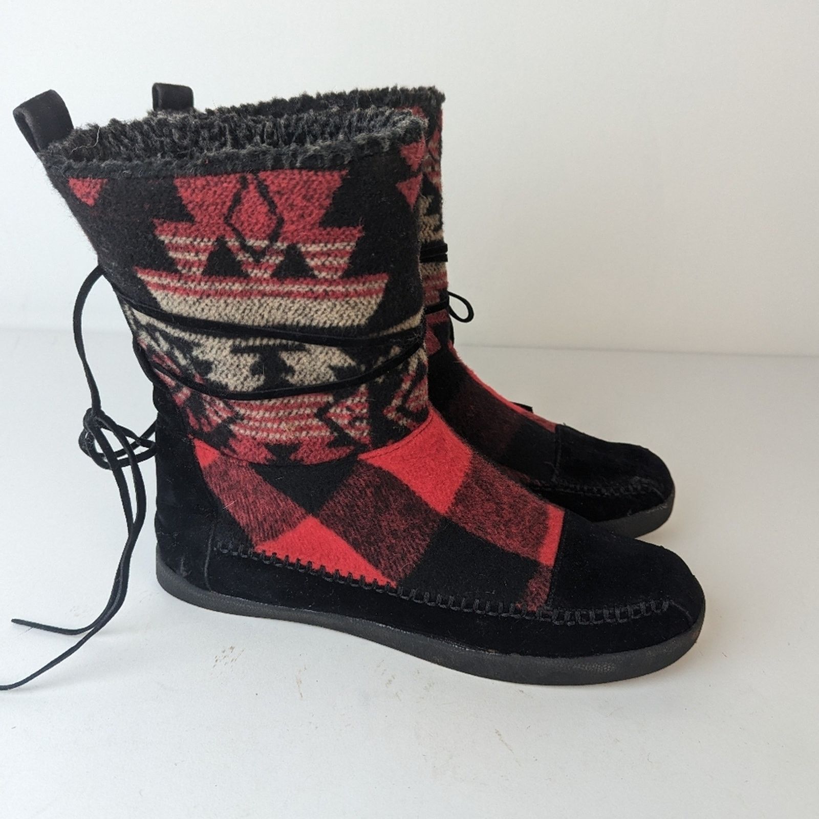 Steve Madden Madden Girl Jackmen Plaid Boots - 7.5 Size US 7.5 / IT 37.5 - 7 Thumbnail