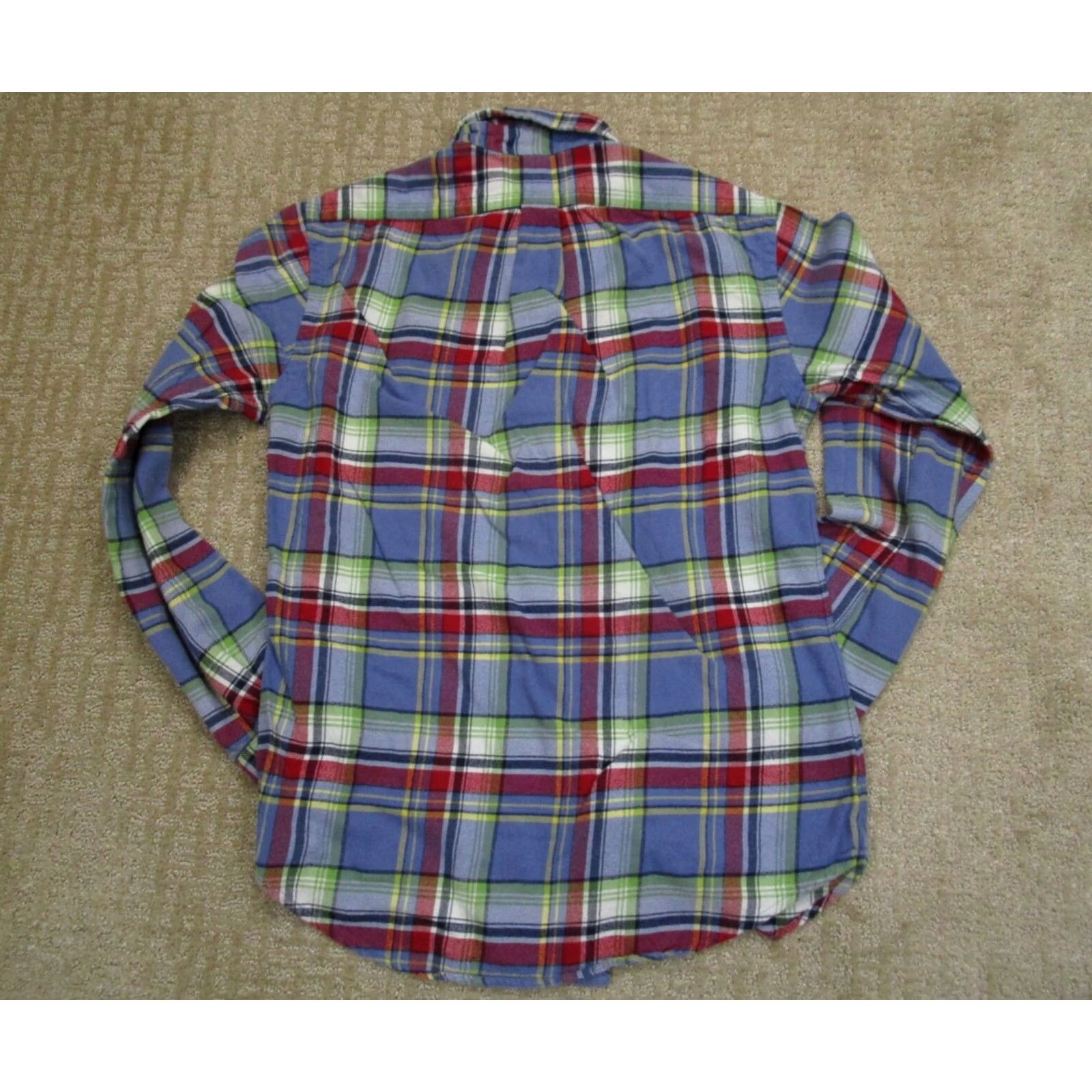 Ralph Lauren Ralph Lauren Shirt Men Small Plaid Flannel Button-Down Long Sleeve Multicolor Cotton Polo Pony Casual Shirt Size US S / EU 44-46 / 1 - 3 Thumbnail