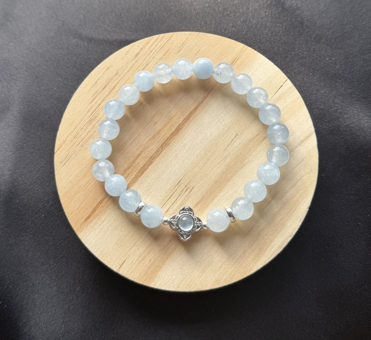 Handmade Aquamarine Bracelet Size ONE SIZE - 2 Thumbnail