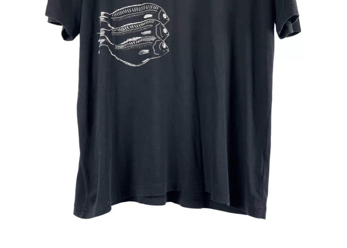 Song For The Mute Song For The Mute Black Fish Print Short Sleeve Tee J31 Size US S / EU 44-46 / 1 - 4 Thumbnail