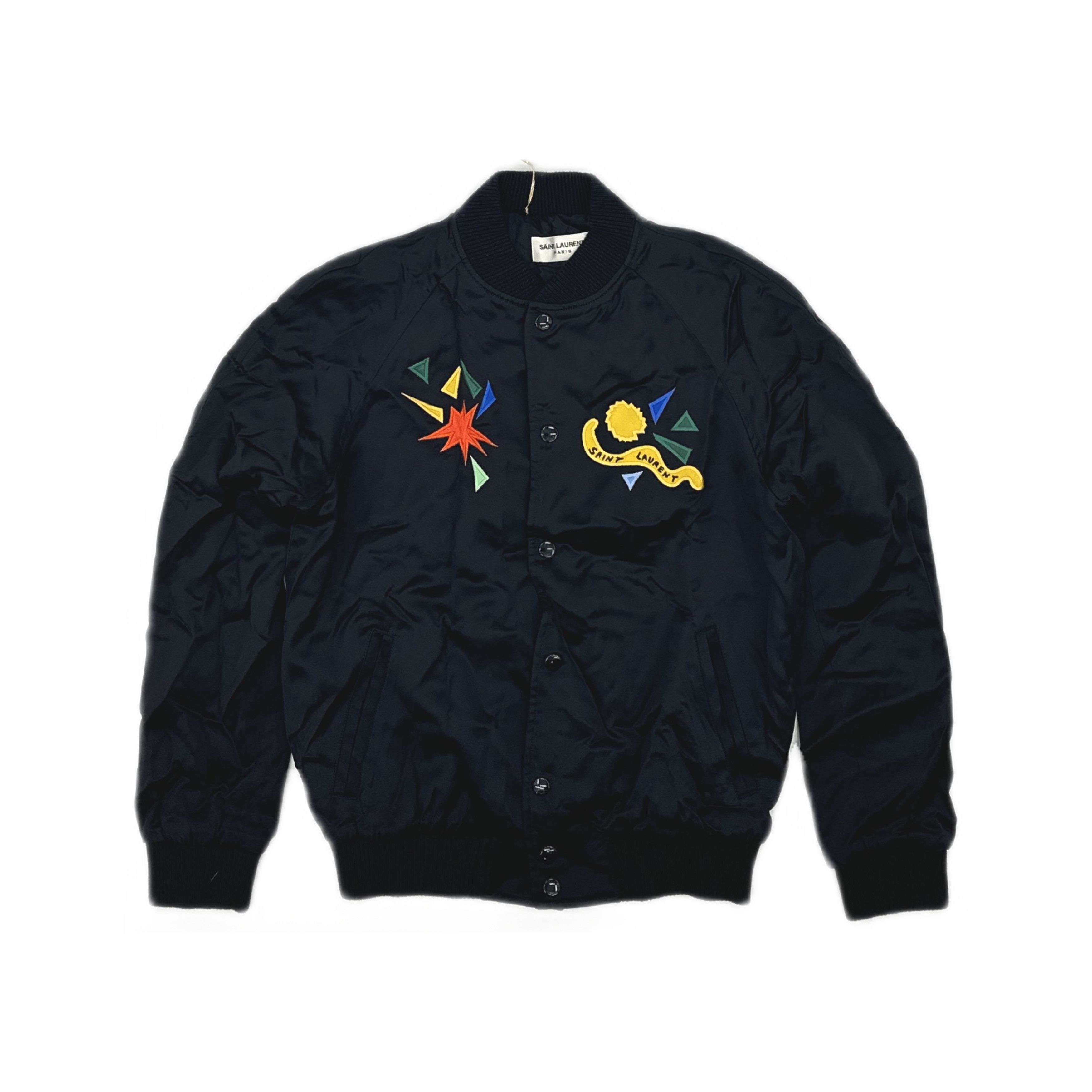 Saint Laurent Paris Saint Laurent Embroidered LOVE Bomber Jacket Size 36 Size XS / US 0-2 / IT 36-38 - 1 Thumbnail