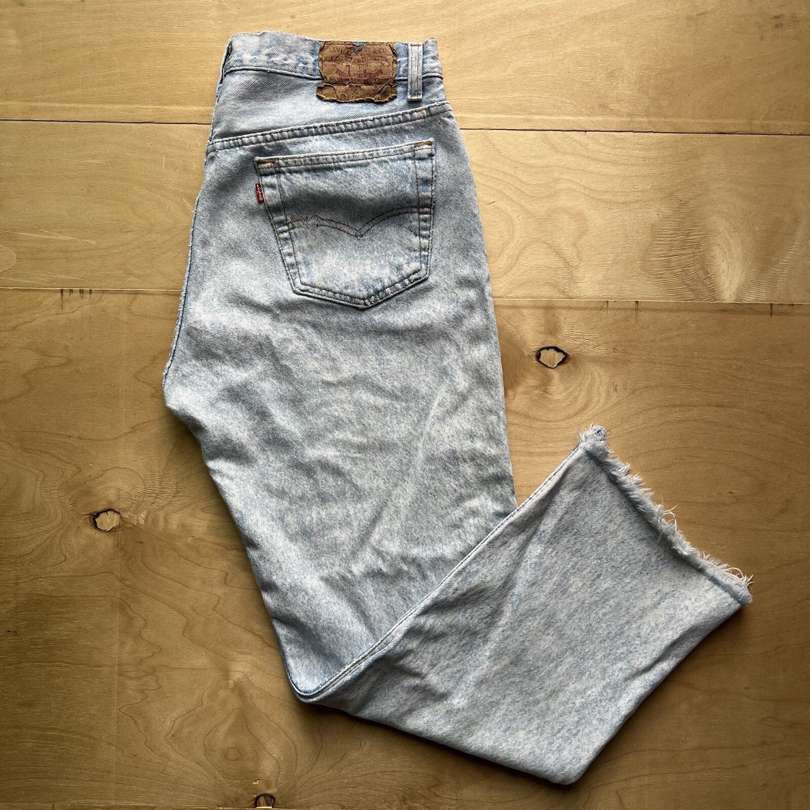 Levi's × Vintage Vintage Levis 501 Jeans 34x28 Blue 80s Denim Made in USA Size US 34 / EU 50 - 2 Thumbnail