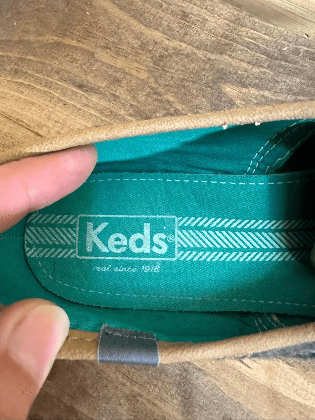 Keds Keds Champion Women's Size 8.5 Gray Wool Tan Piping Shoes Size US 8.5 / IT 38.5 - 10 Thumbnail