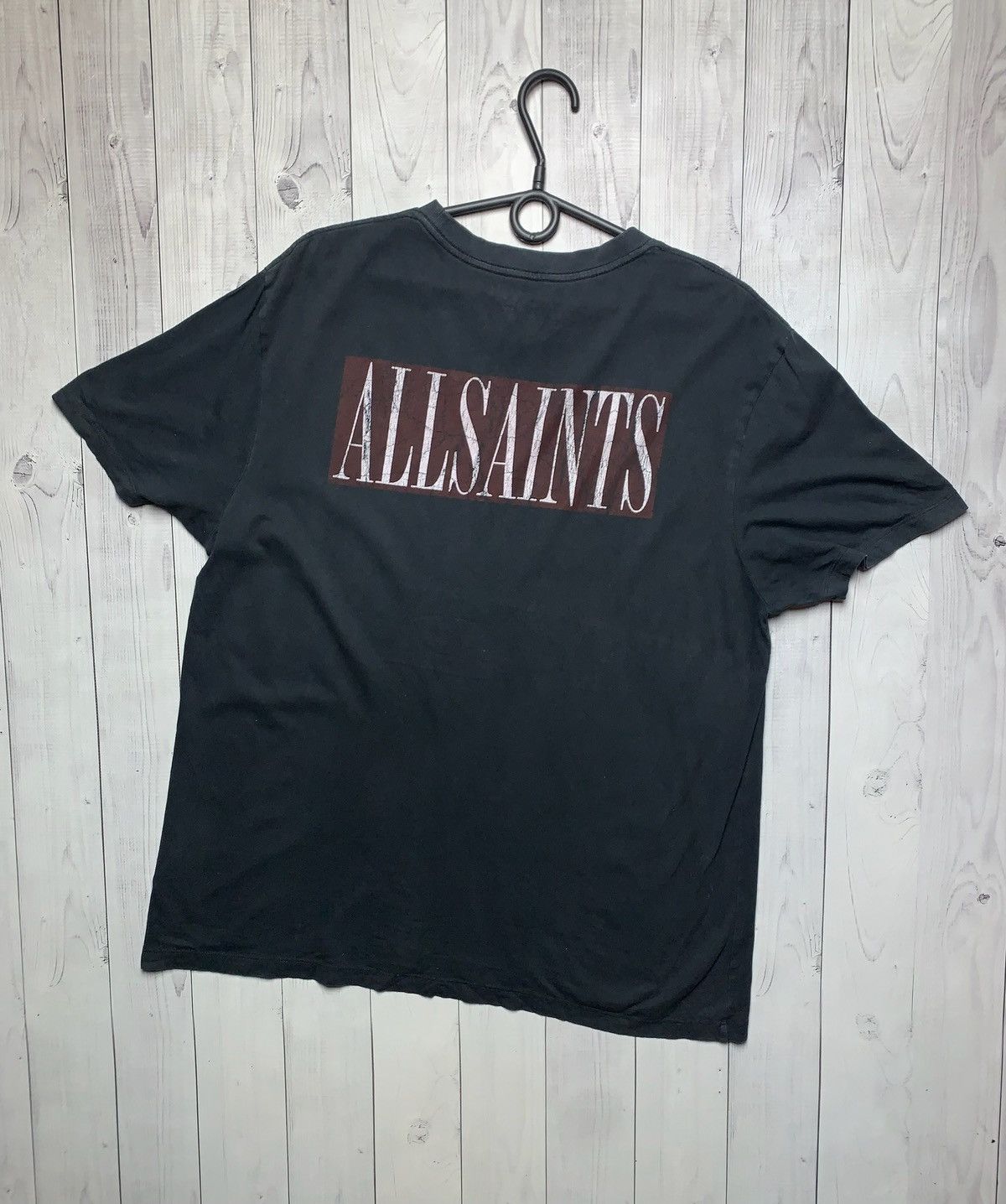 Vintage Allsaints tee big logo size M relaxed fit