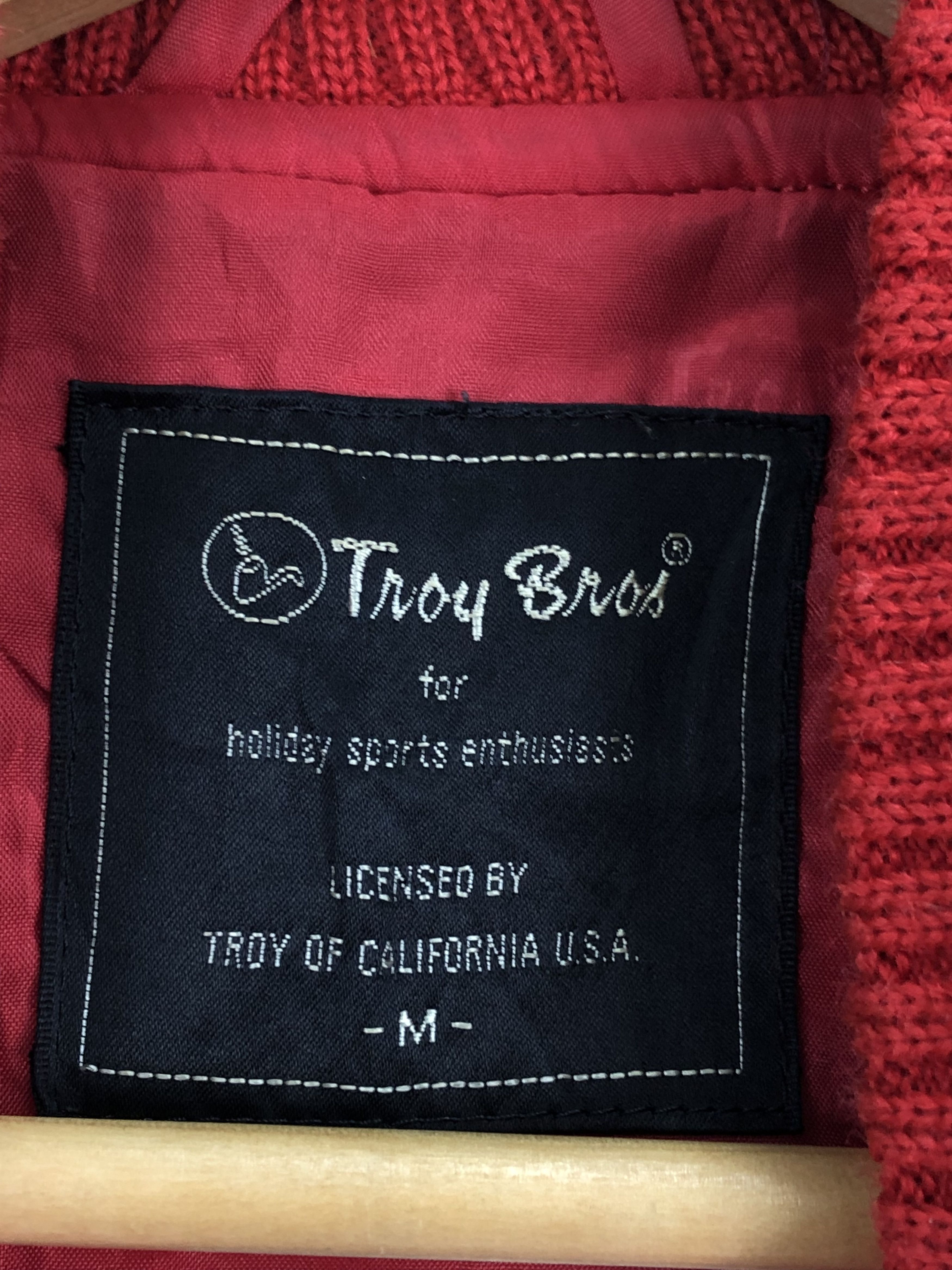 Vintage Vintage Troy Bros Wool Varsity Jacket V0308 Size US M / EU 48-50 / 2 - 7 Thumbnail