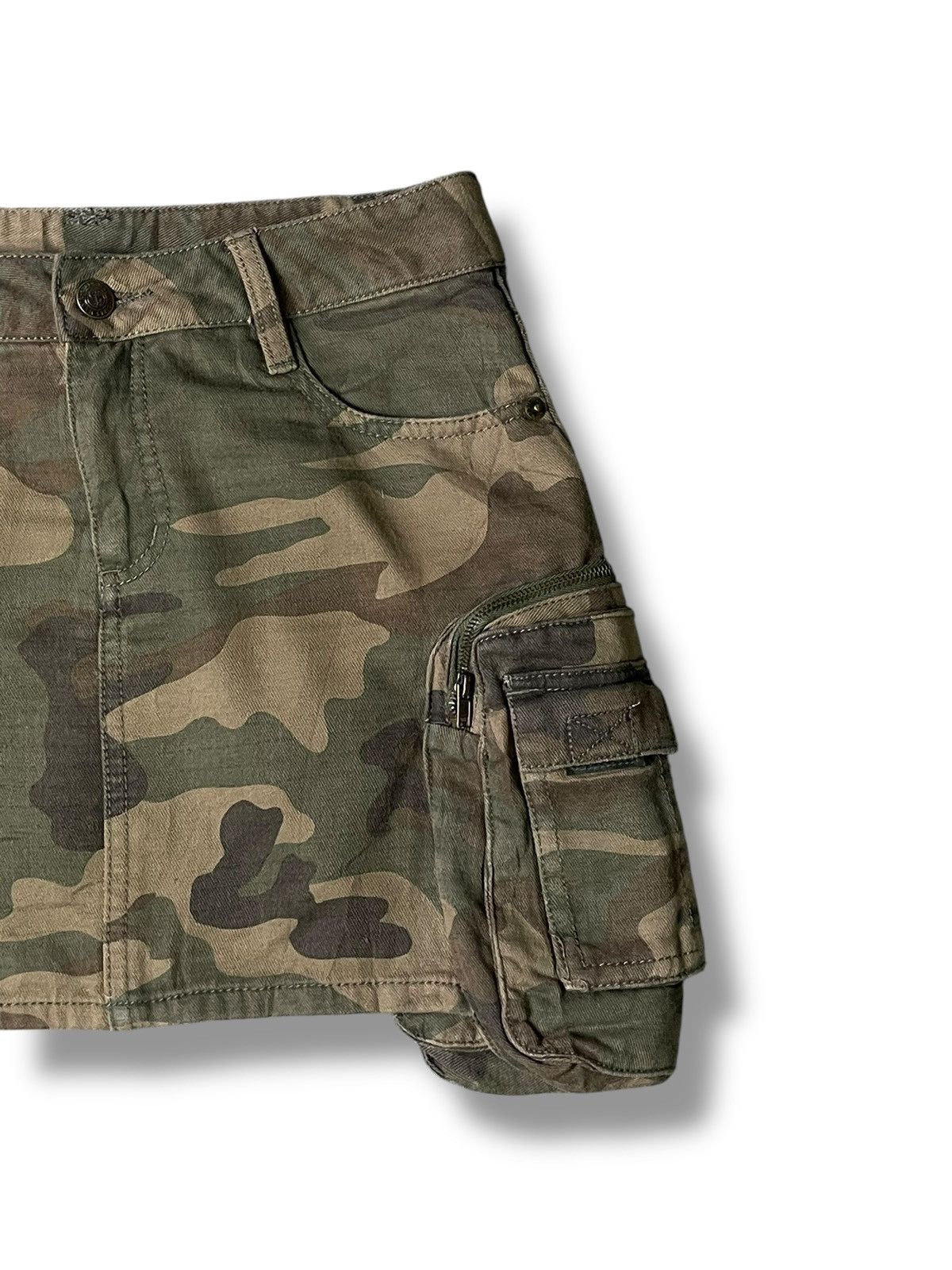Japanese Brand × Vintage Girls Magic Camouflage Mini Skirts (53) Size 27" / US 4 / IT 40 - 4 Thumbnail
