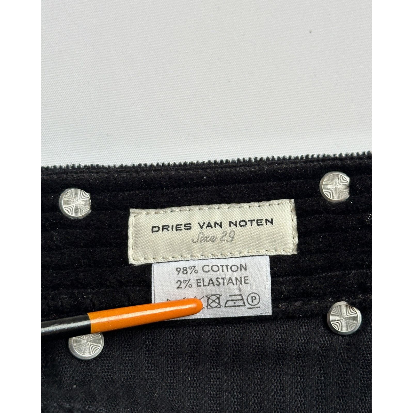 Dries Van Noten Dries Van Noten Wide Wale Corduroy Trousers Size US 30 / EU 46 - 3 Thumbnail