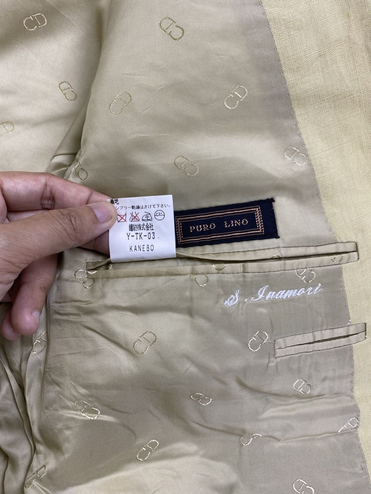 Christian Dior Monsieur × Japanese Brand × Vintage Christian Dior Monsieur Double Breasted Blazer Jacket Size US M / EU 48-50 / 2 - 12 Thumbnail
