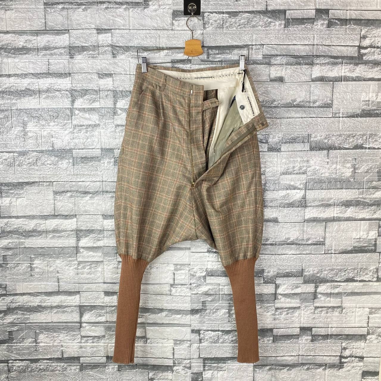 Issey Miyake × mercibeaucoup AVANT GARDE MERCIBEAUCOUP ISSEY MIYAKE CROTCH HAREM PANT Size US 29 - 6 Thumbnail