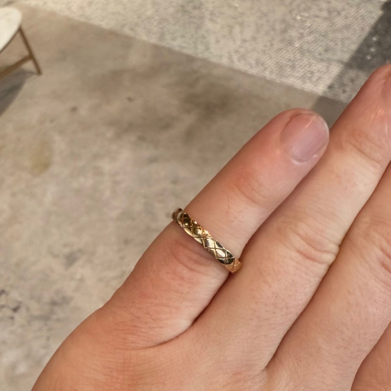 Chanel Chanel Coco Crush Mini Version Yellow Gold Ring Size ONE SIZE - 8 Thumbnail