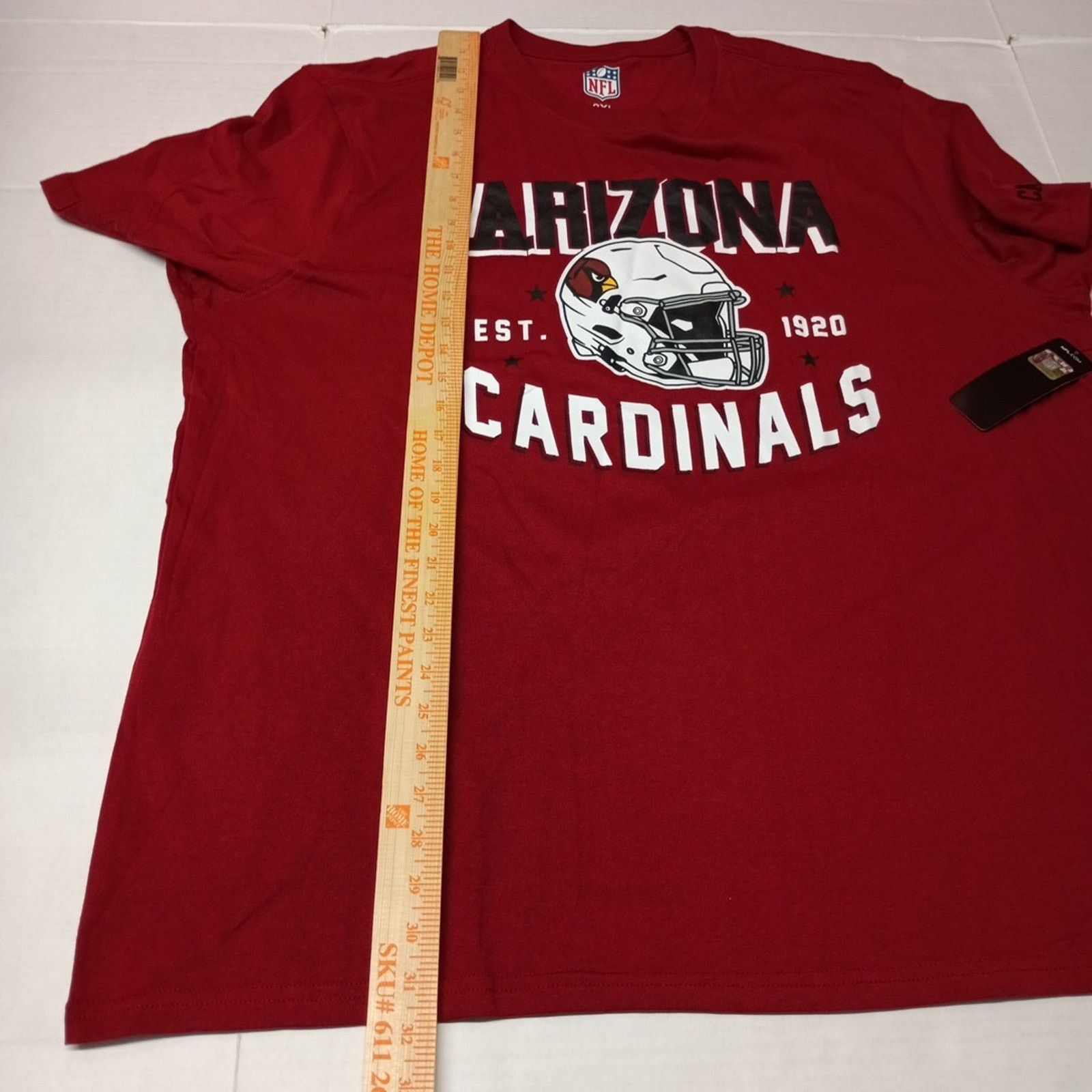 NFL Arizona Cardinals Est. 1920 T-Shirt Men's Size 3XL Red NFL Size US XXL / EU 58 / 5 - 6 Thumbnail