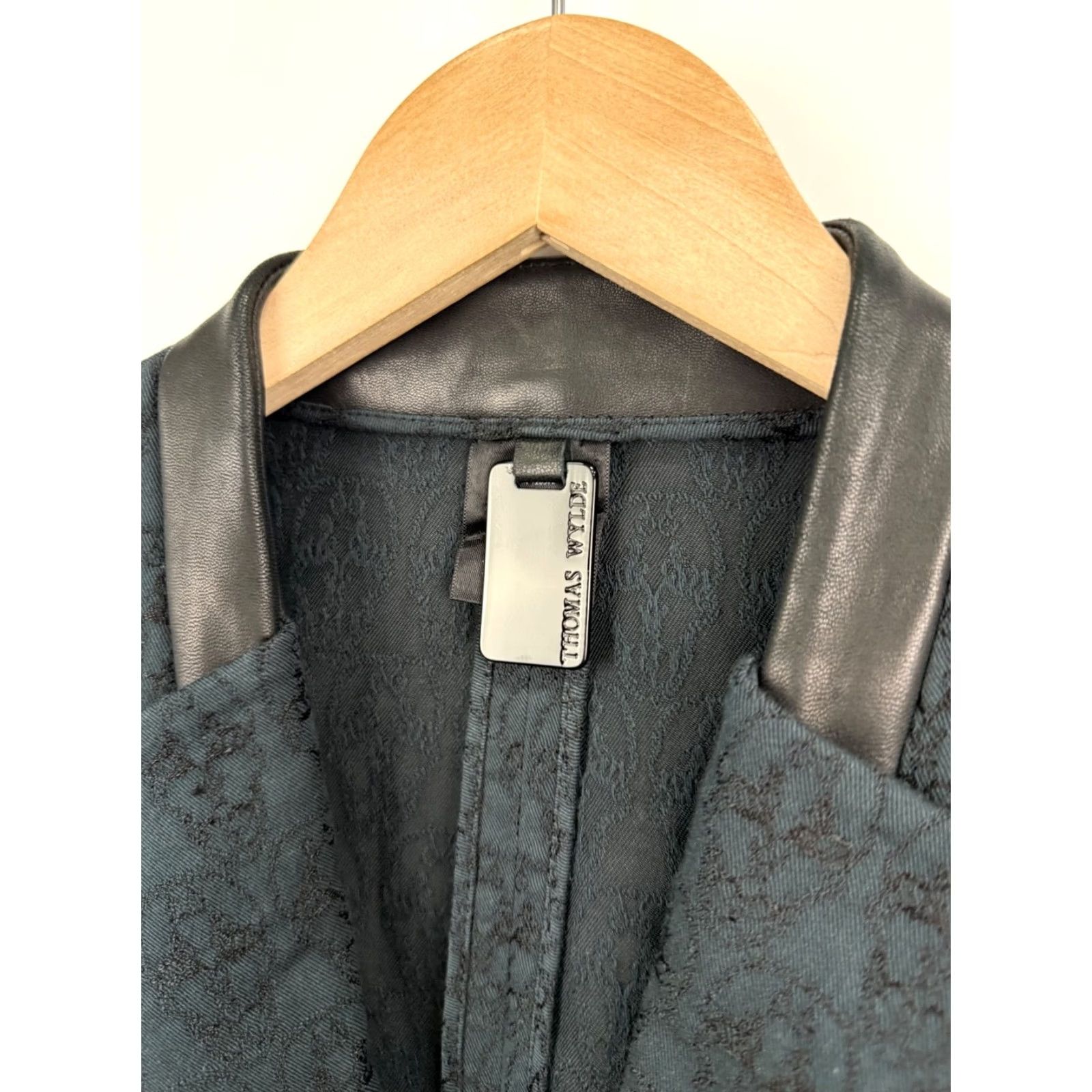 Vintage Thomas Wylde Skull Coat Leather Insert on The Collar Coat Dark Green Women Size 6 (S/M) Mens Womens Boys Girls Size M / US 6-8 / IT 42-44 - 5 Thumbnail