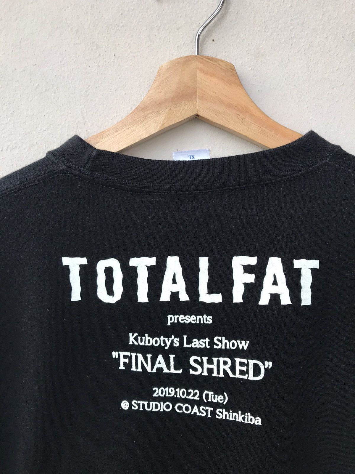 Band Tees Vintage Total Fat Band Tees ( Kuboty's Last Shred) Size US XL / EU 56 / 4 - 10 Thumbnail