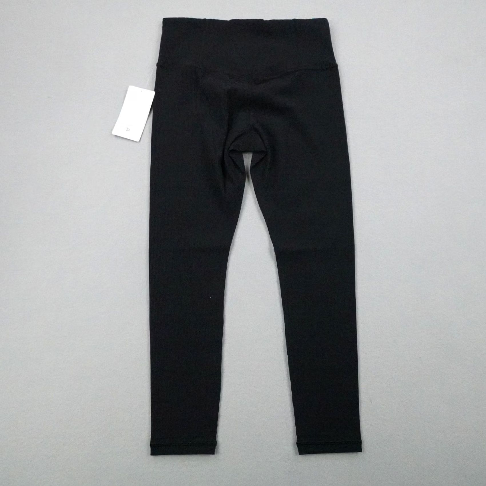 Athleta Output: Athleta Leggings Womens Large Black Elation Rib Tight Ankle Athletic Pants - New Wear Size 36" / US 14 / IT 50 - 5 Thumbnail