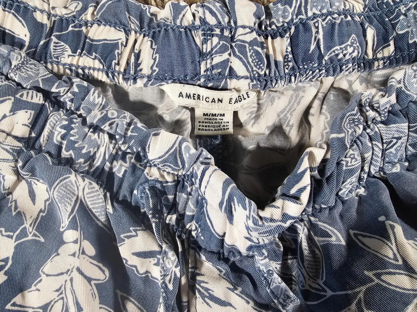 American Eagle Outfitters American Eagle Womens Shorts Floral Size M Drawstring Hirise Size 32" / US 10 / IT 46 - 2 Thumbnail