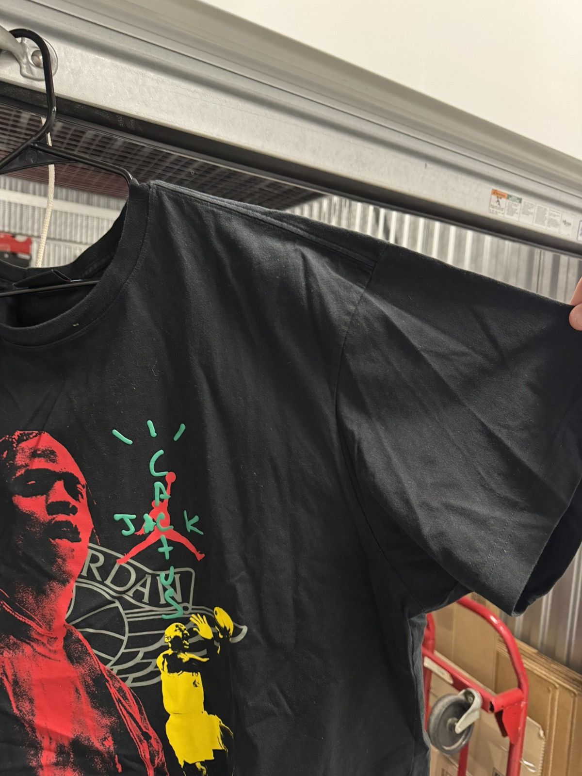 Jordan Brand × Travis Scott Jordan x Travis Scott MJ 1 T-Shirt Black Size XXL Size US XXL / EU 58 / 5 - 4 Thumbnail