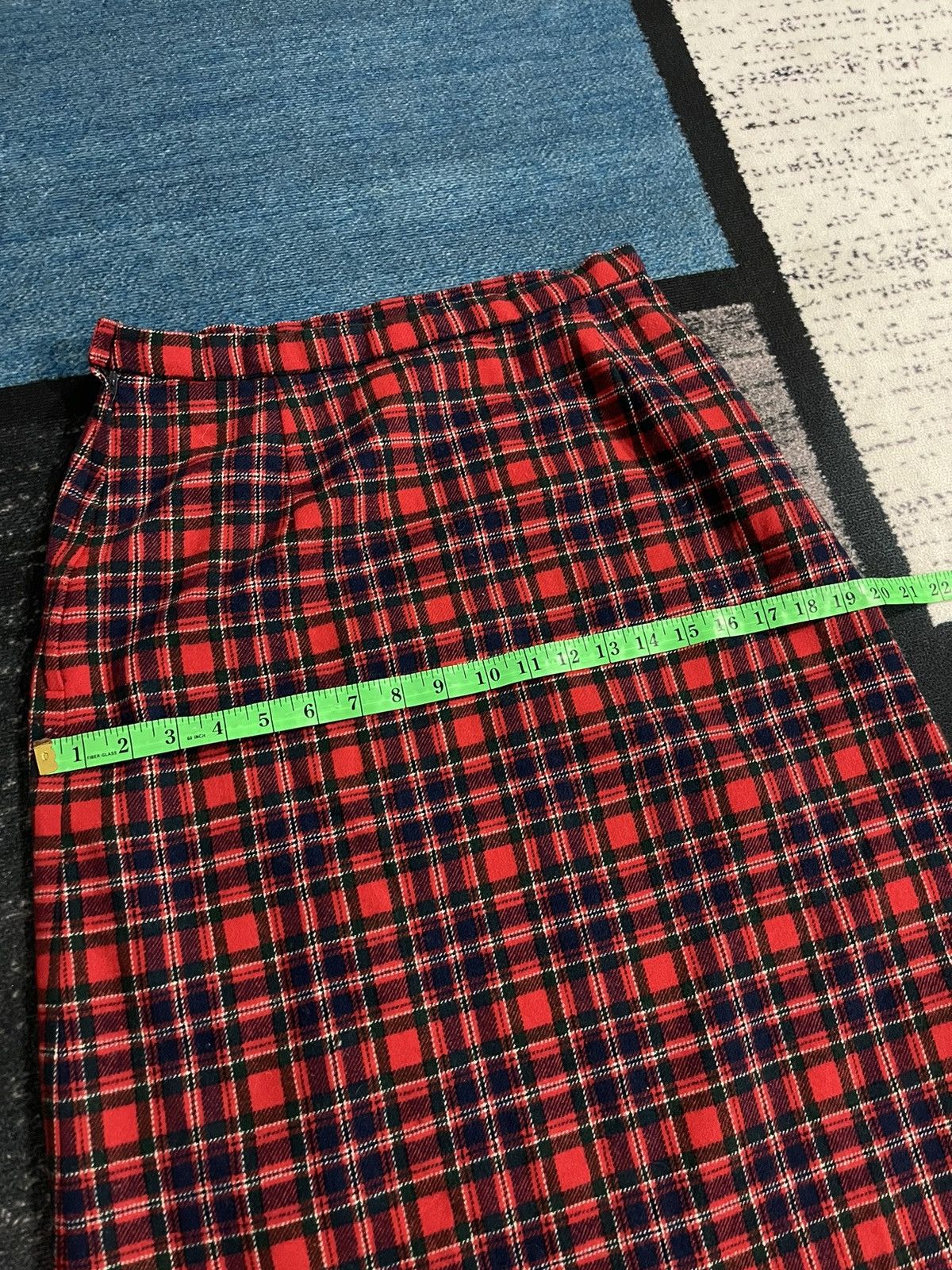Pendleton × Vintage Vintage Pendleton Wool Plaid Skirt Made Usa Size 28" / US 6 / IT 42 - 13 Thumbnail