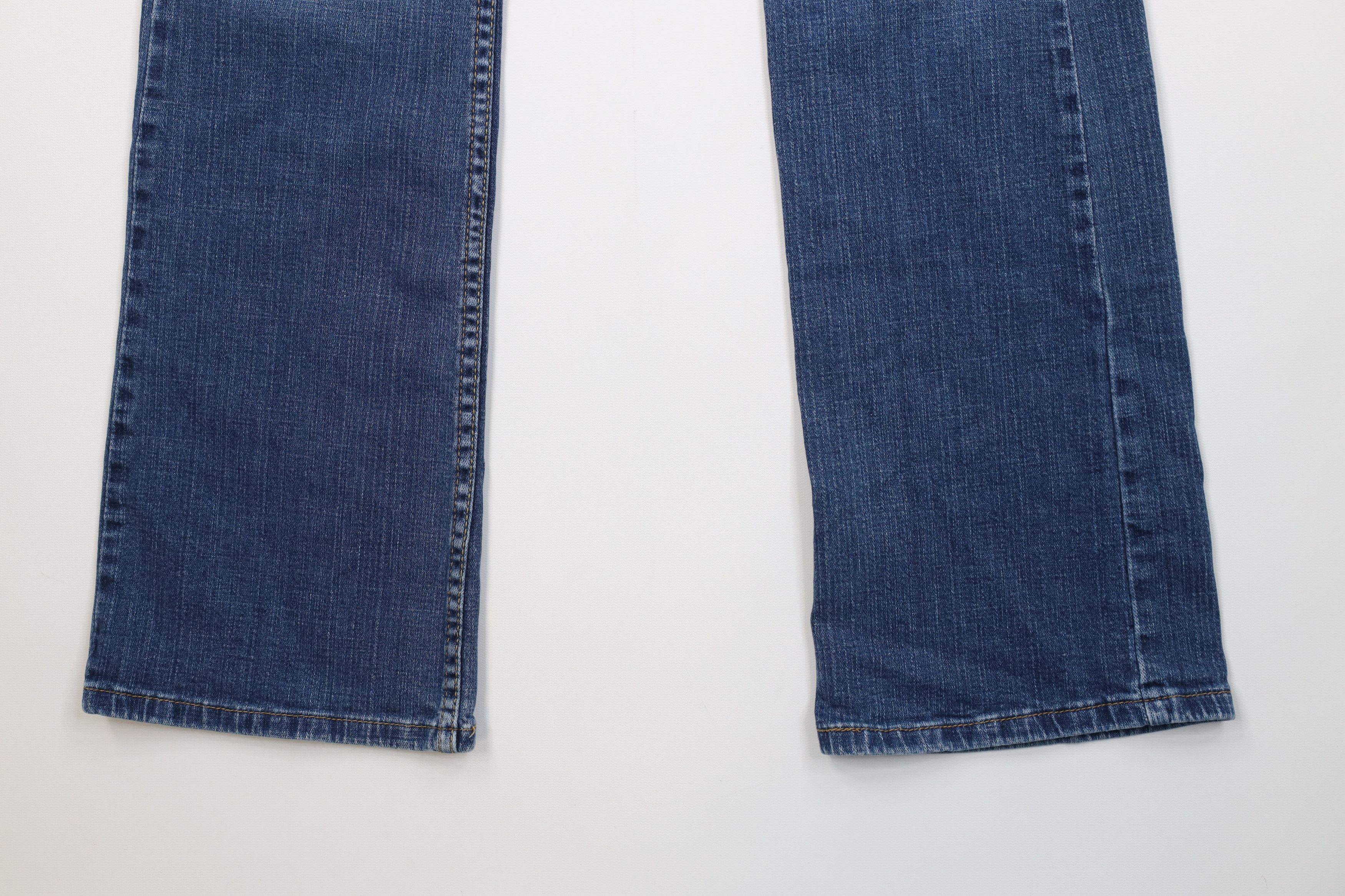 Levi's Vintage Y2K Levis 524 Superlow Flared Denim Jeans Stretch Size 30" / US 8 / IT 44 - 4 Thumbnail