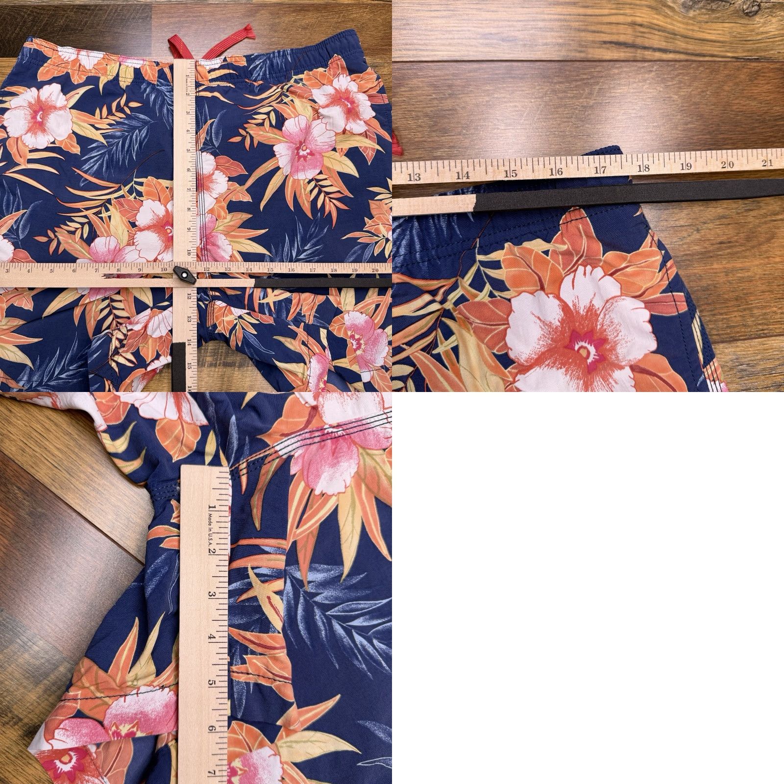 Tommy Bahama Tommy Bahama Swim Trunks Mens M Navy Flowers Relax Drawstring Trunks Flowers Navy Blue Flower 2000s? Size ONE SIZE - 8 Thumbnail