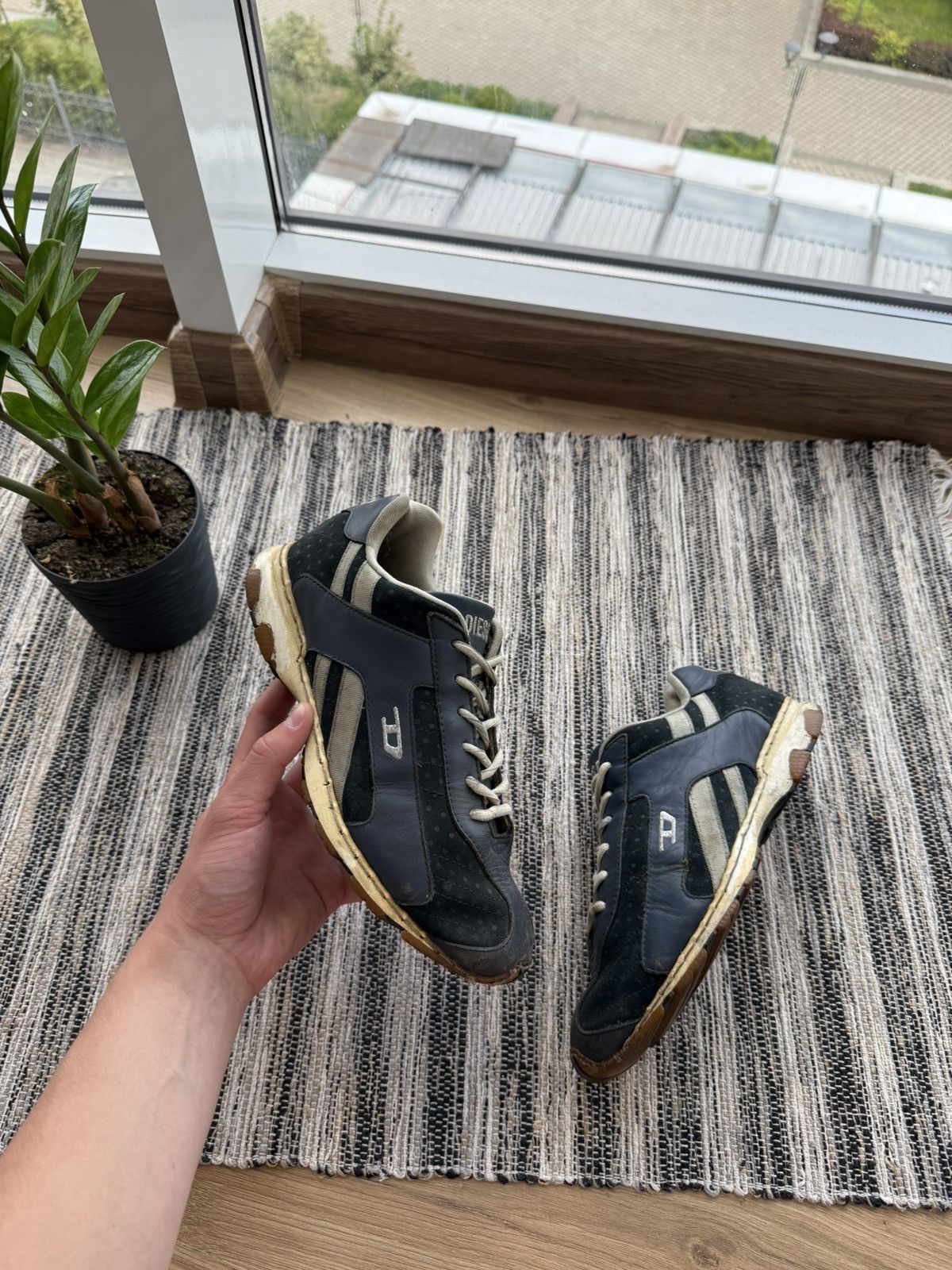 Diesel RARE VINTAGE 90s DIESEL KRYPTON SNEAKERS MEN’S DISTRESSED Size US 8.5 / EU 41-42 - 1 Thumbnail