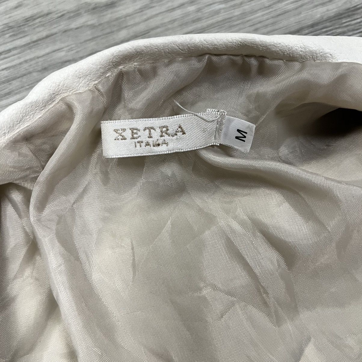 Other XETRA Italy Creamy Lambskin Leather Moto Jacket Women’s Sz M Size M / US 6-8 / IT 42-44 - 14 Thumbnail