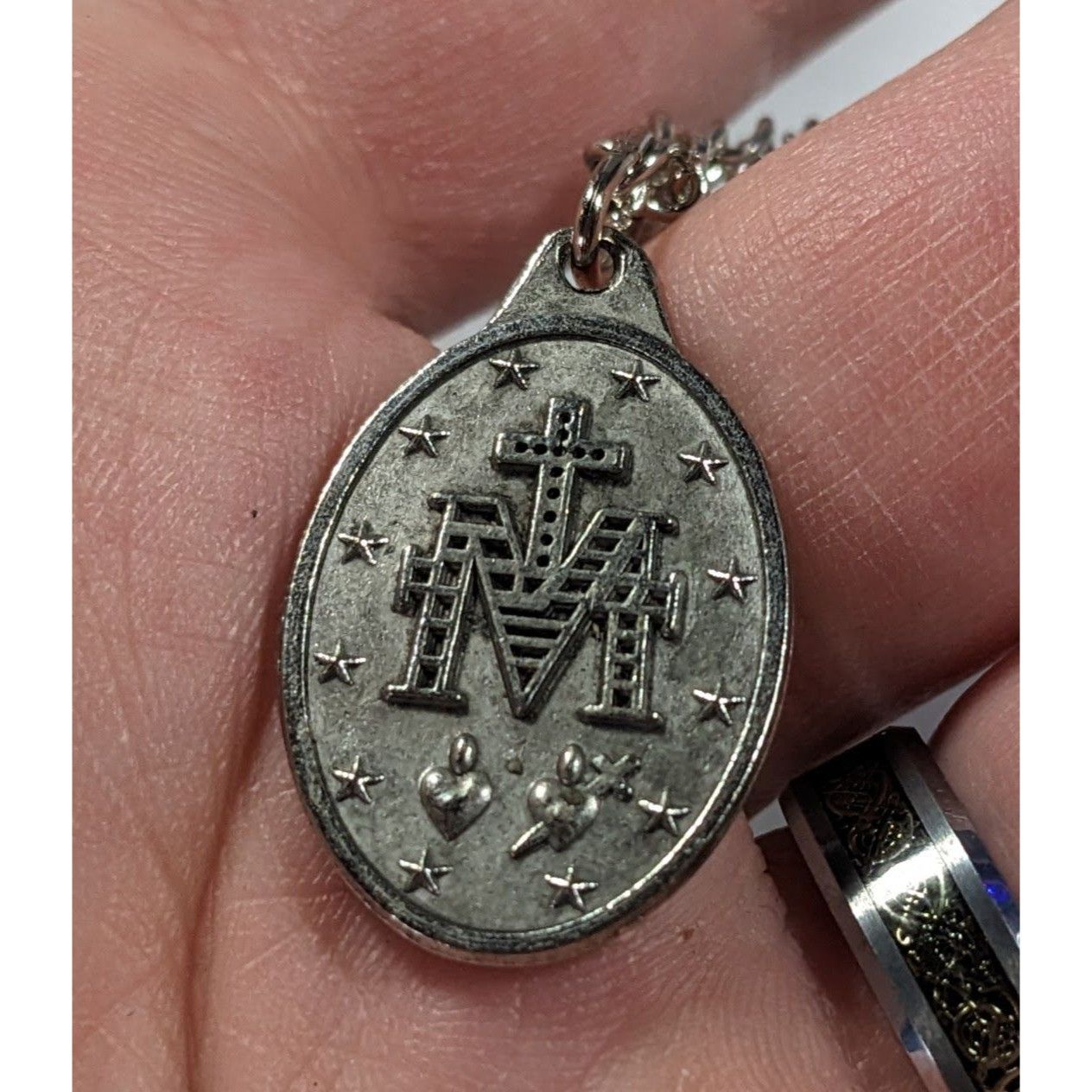 Other Catholic Religious Mother Mary Pendant Prayer Necklace Size ONE SIZE - 4 Thumbnail