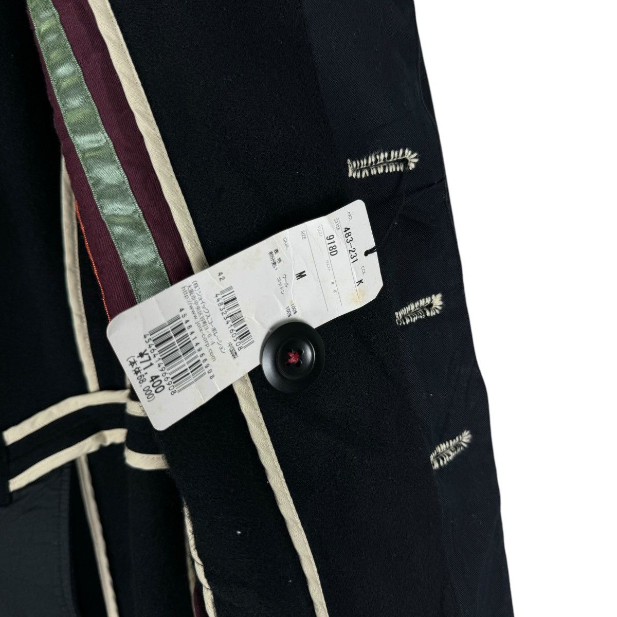 Paul Smith ❄️NWT PAUL SMITH DOUBLE BREASTED BUTTON LONG JACKET Size US M / EU 48-50 / 2 - 9 Thumbnail