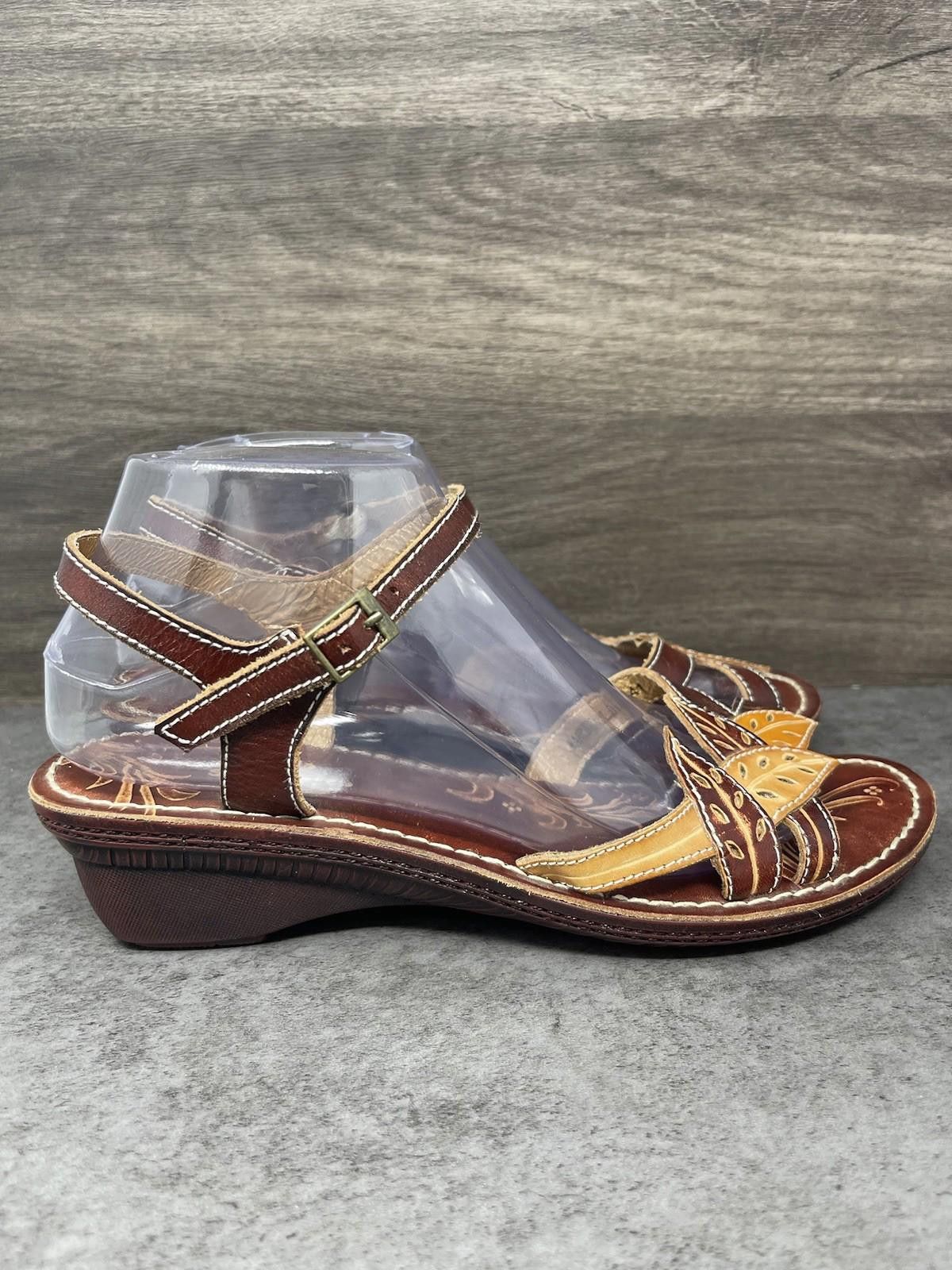 Other Spring Step Marigold Leather Sandals Womens Size 10 (41) Size US 10 / IT 40 - 5 Thumbnail