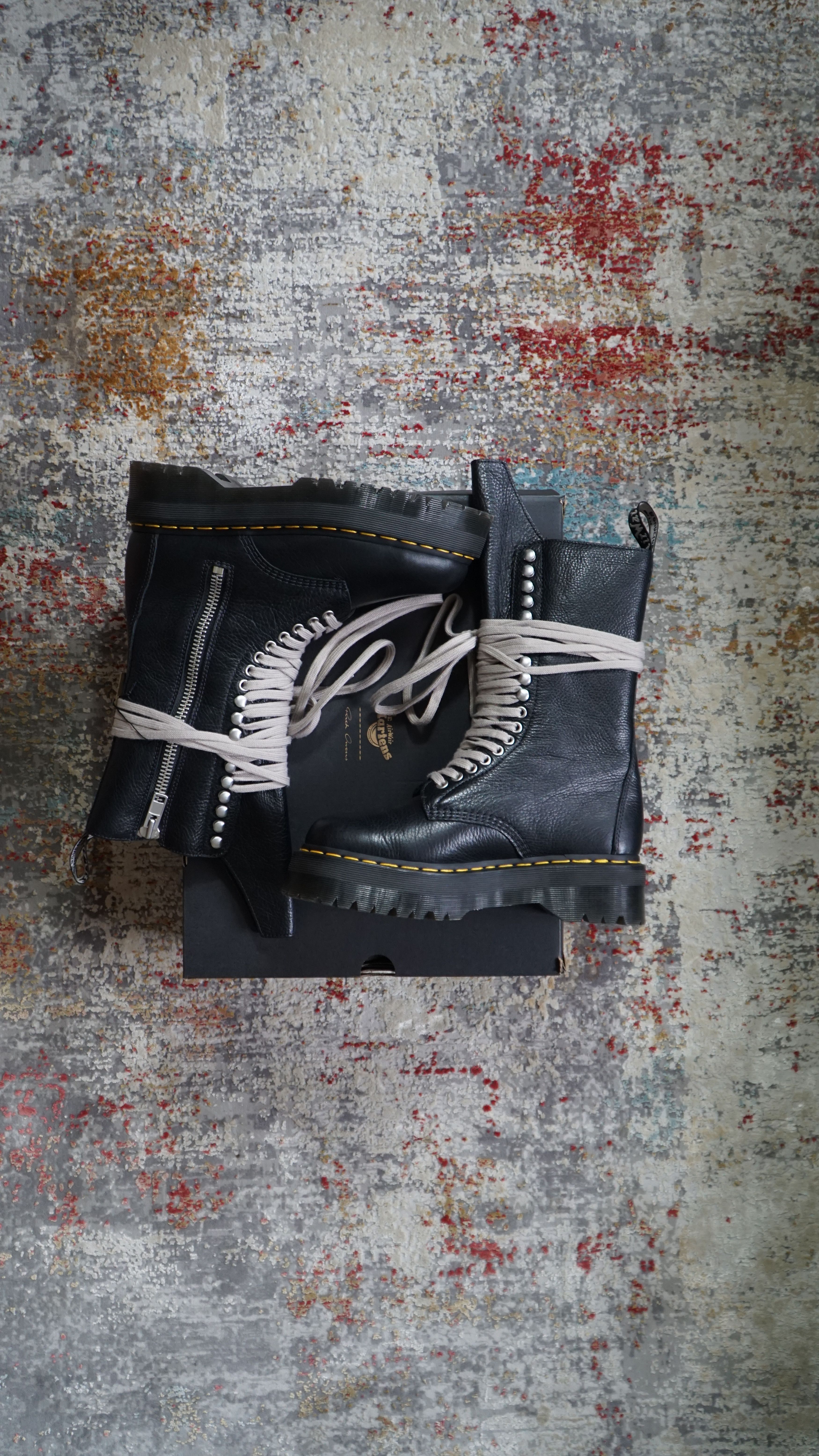 Dr. Martens × Rick Owens Rick Owens x Dr. Martens 1918 boots Size US 9 / EU 42 - 3 Thumbnail
