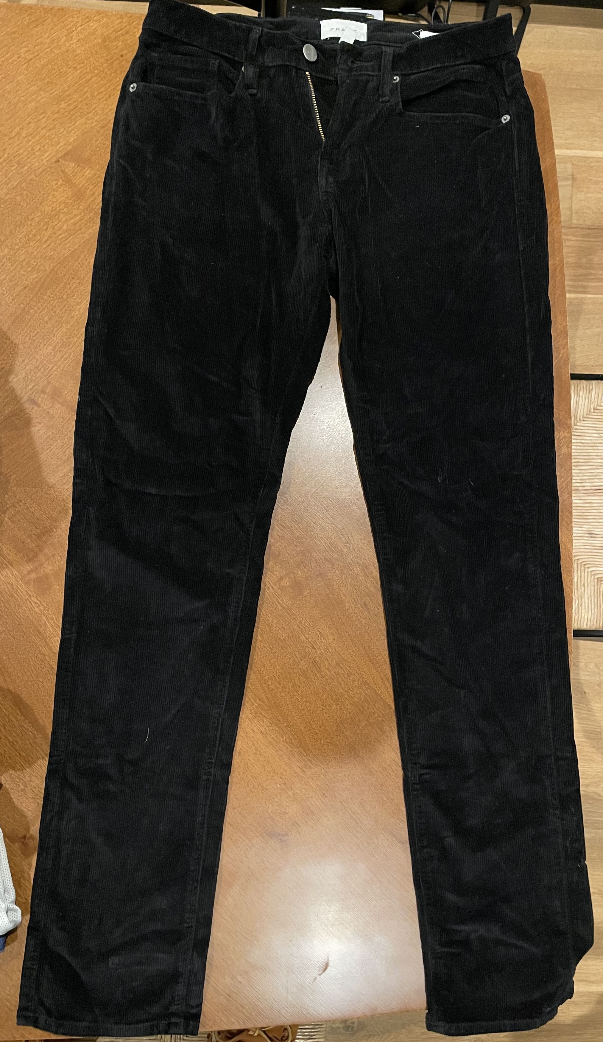 Frame Frame L'Homme Slim Corduroy Pants - Black Size US 30 / EU 46 - 1 Thumbnail