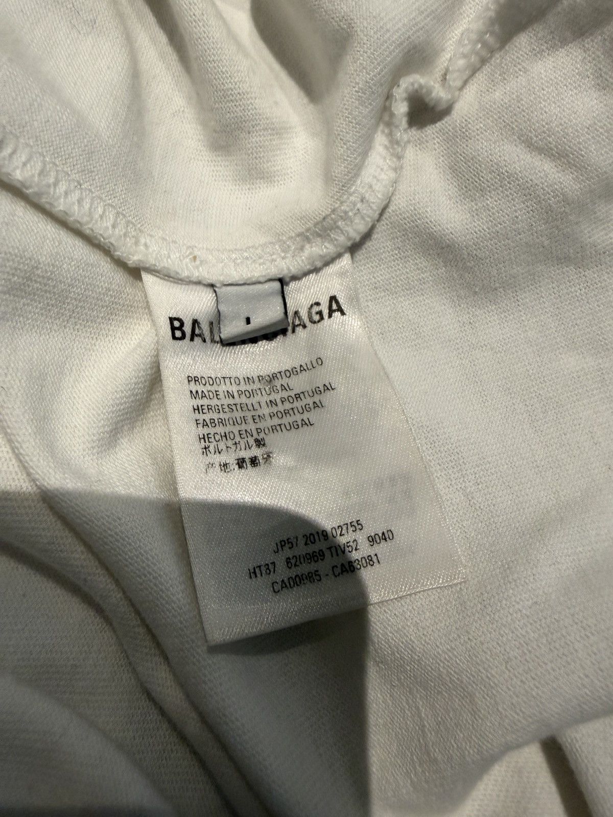 Balenciaga Balenciaga - logo tshirt Size US L / EU 52-54 / 3 - 4 Thumbnail