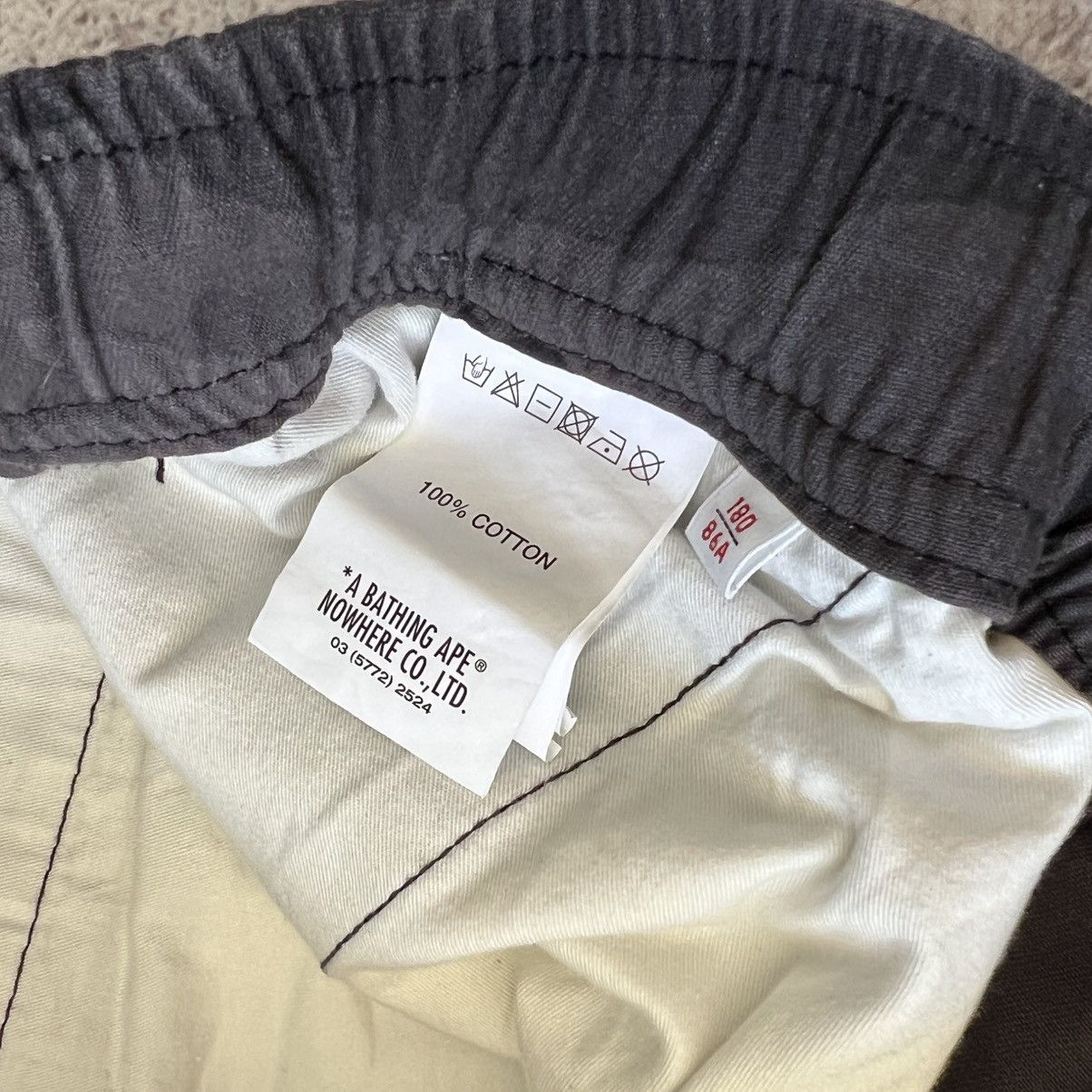 Aape AAPE By A Bathing Ape Moonface Camo Cargo Pants L Size US 33 - 6 Thumbnail