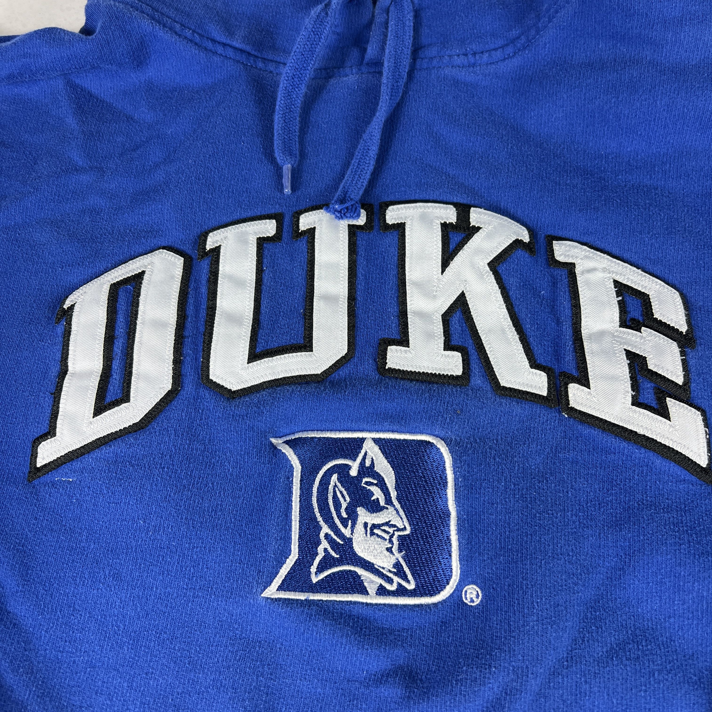 NCAA × Vintage Y2K Duke Blue Devils Sweatshirt Blue Faded Hoodie Size US M / EU 48-50 / 2 - 6 Thumbnail
