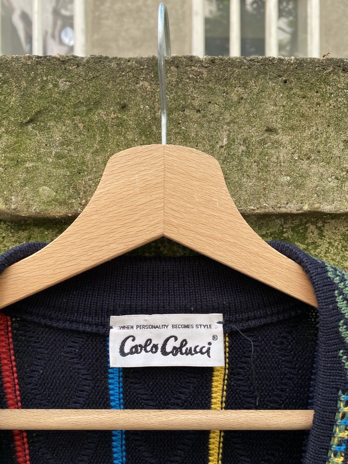 Carlo Colucci Carlo Colucci Color Cable Knitted Cardigan Size US L / EU 52-54 / 3 - 2 Thumbnail
