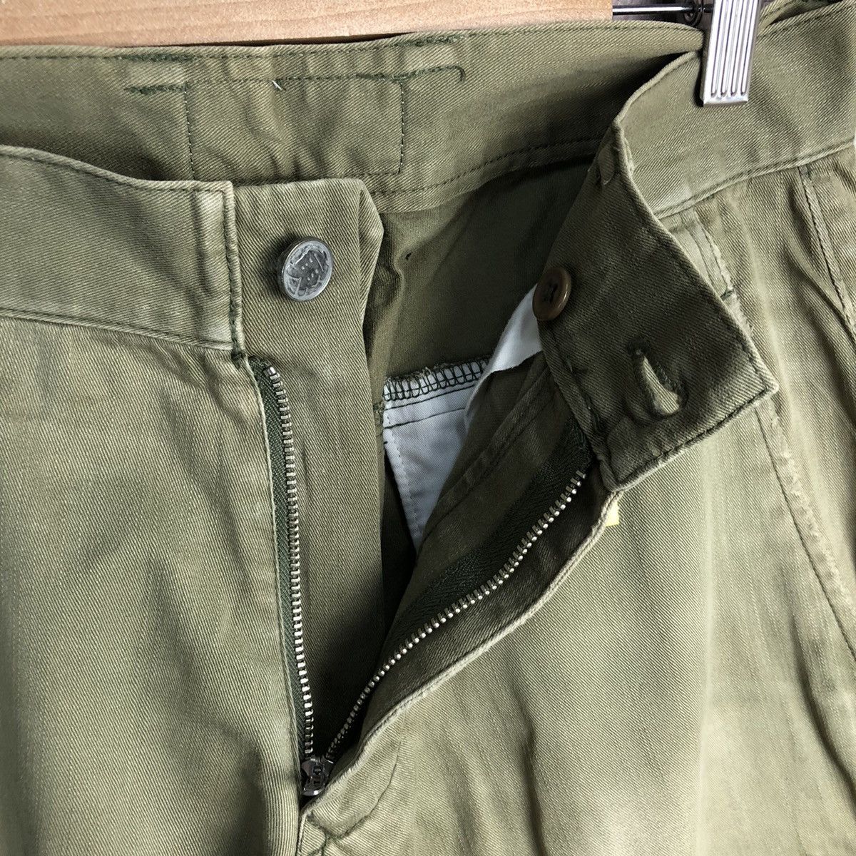 Japanese Brand Japan vintage faded Green utility Cargo Pants #A125 Size US 30 / EU 46 - 11 Thumbnail