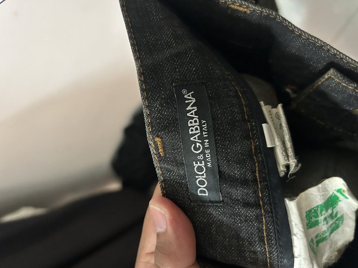Dolce & Gabbana × Japanese Brand Dolce Gabbana Distressed Black Jeans Size US 37 - 16 Thumbnail