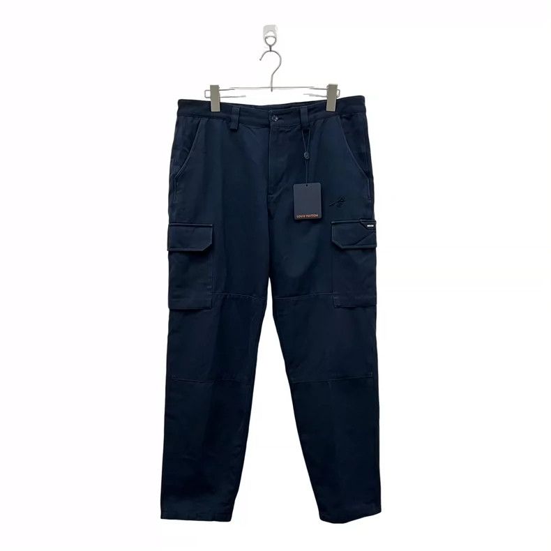 Louis Vuitton Louis Vuitton Pin-embroidered navy overalls pants Size US 44 / EU 60 - 3 Thumbnail