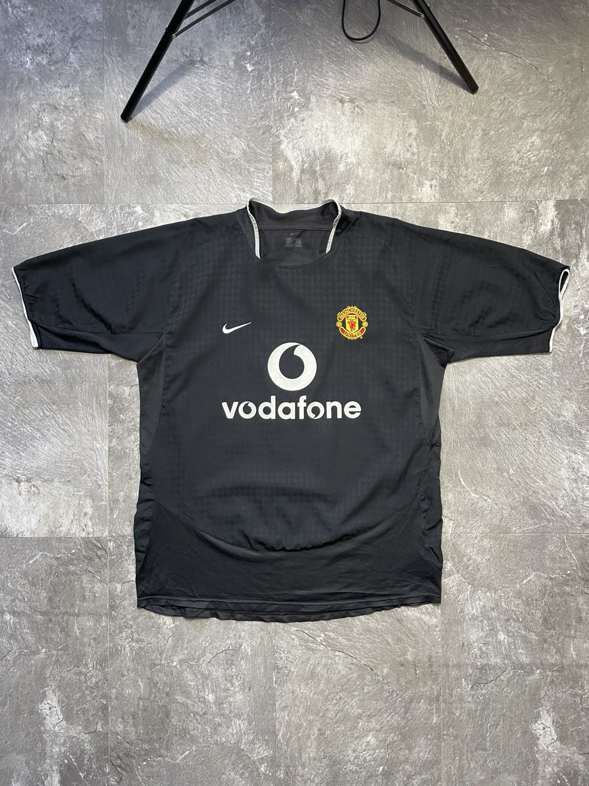Nike Nike Manchester United 2003 2005 Vintage Away Soccer Jersey Size US L / EU 52-54 / 3 - 1 Thumbnail