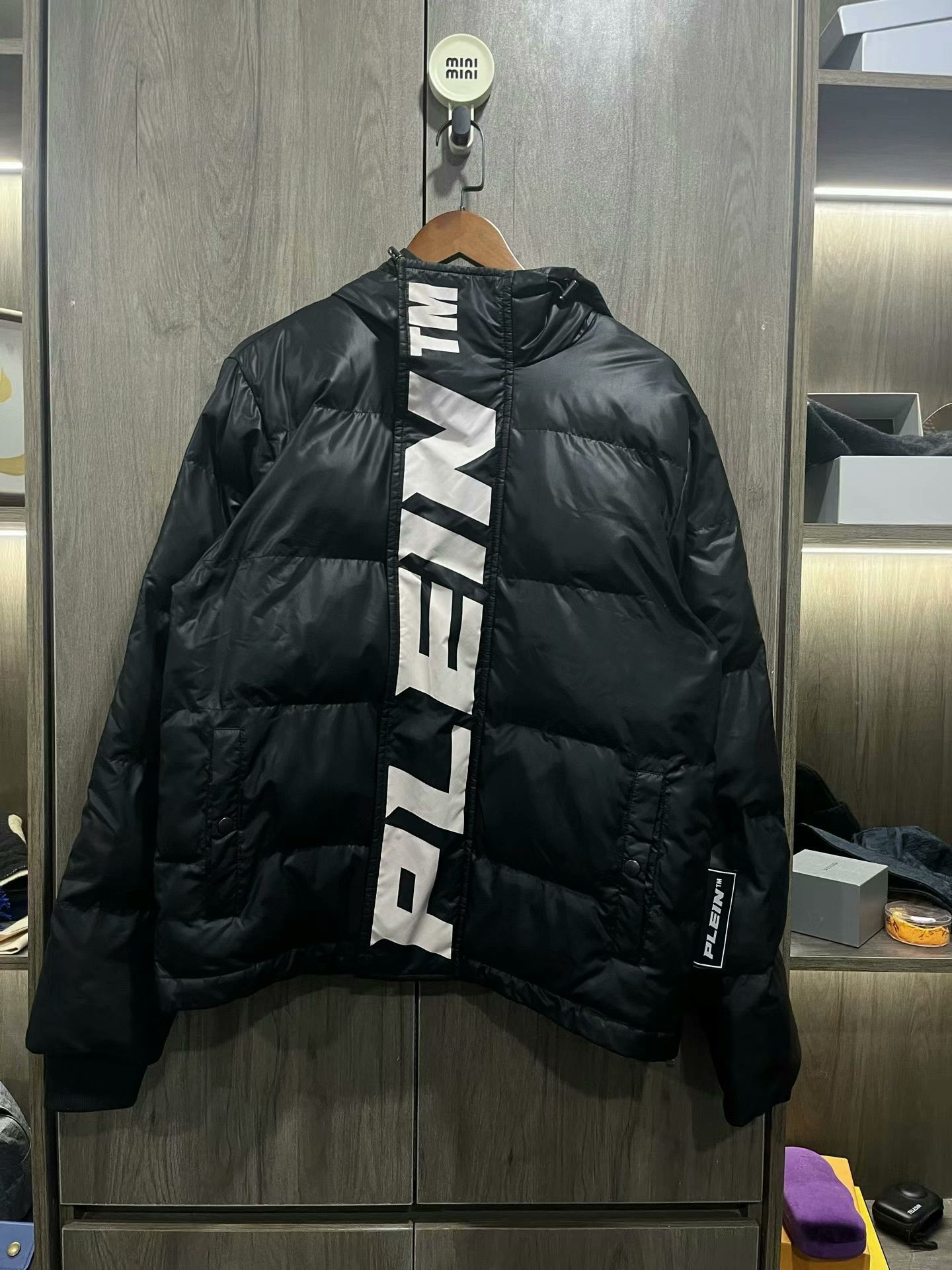 Moose Knuckles black technology down jacket by philip plein Size US L / EU 52-54 / 3 - 1 Thumbnail