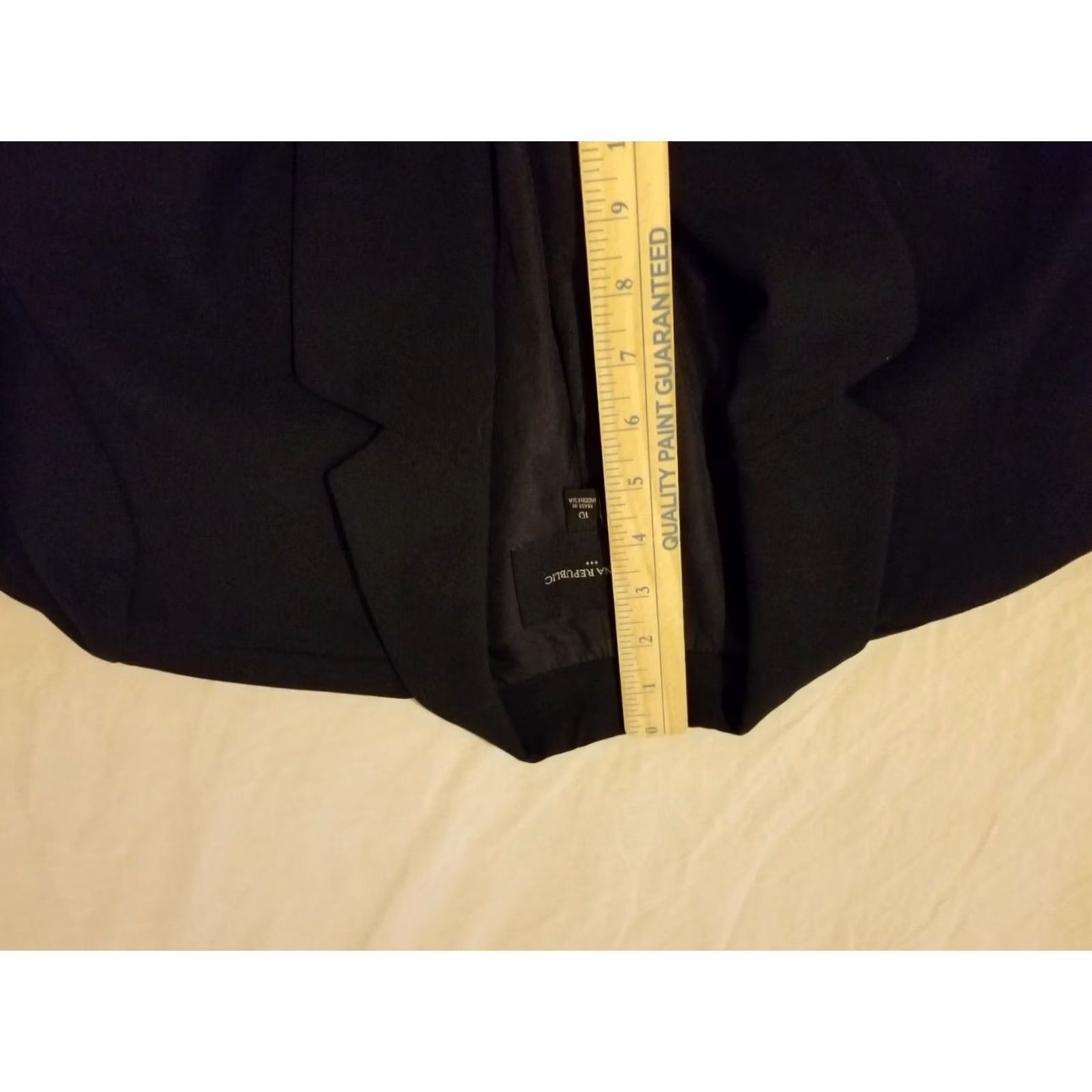 Banana Republic Womens Banana Republic Blazer Black 10 Size Regular Basic Jacket Size L / US 10 / IT 46 - 6 Thumbnail