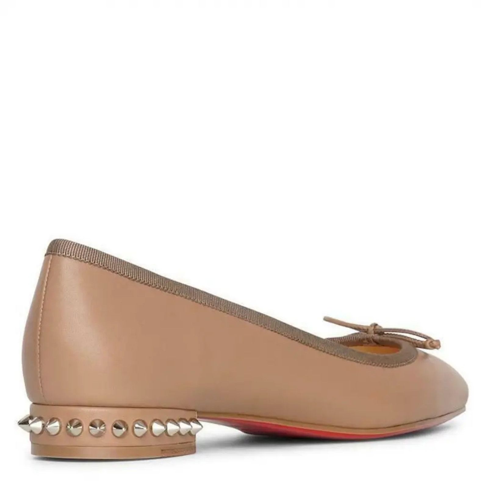 Christian Louboutin Christian Louboutin Hall Flat Fennec Nappa Leather Spike Size US 6 / IT 36 - 8 Thumbnail