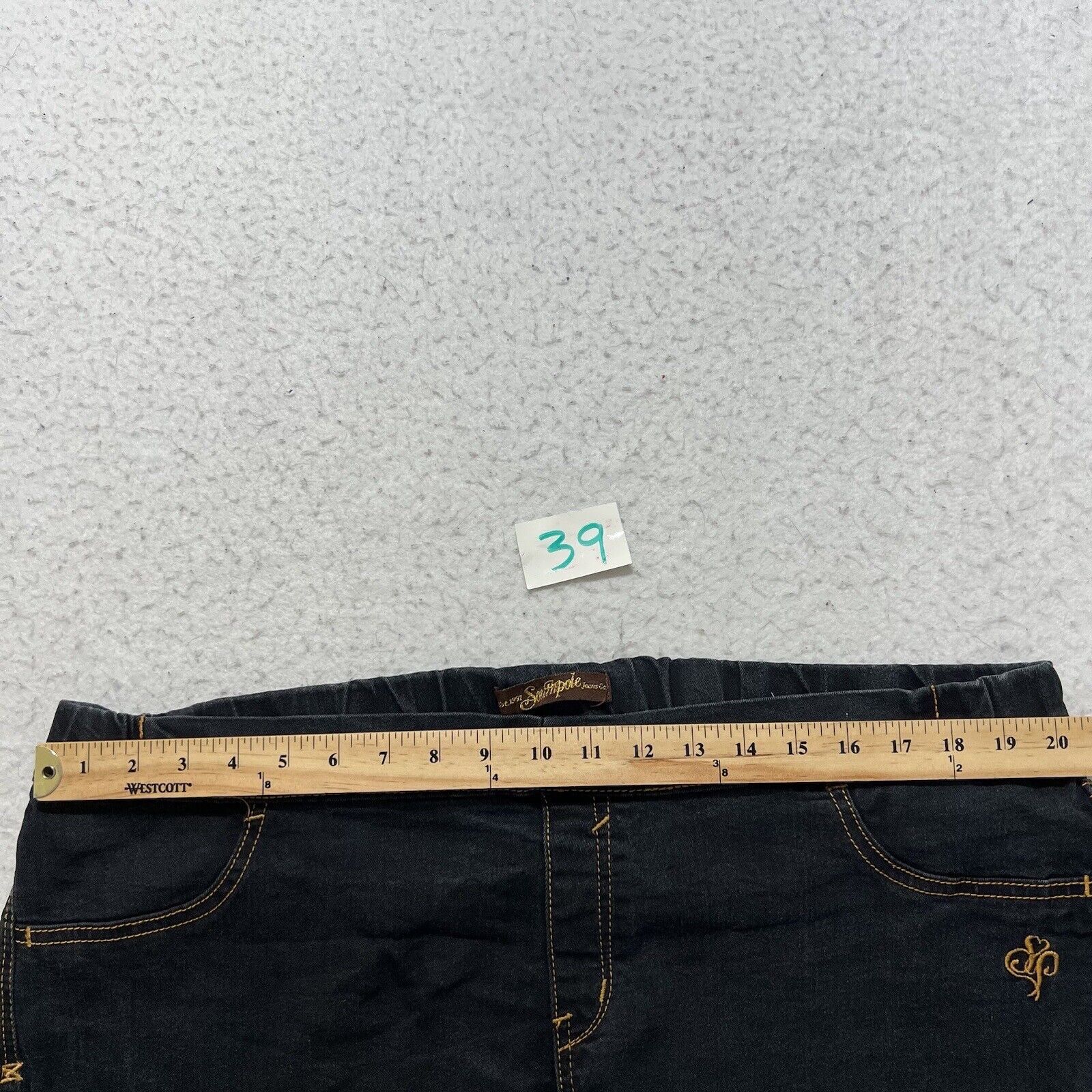 Southpole Vintage Southpole 3X Plus Skinny Jeans Studded Navy Jeans Size 40" / US 18 - 9 Thumbnail