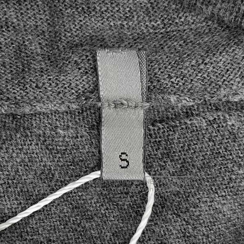 Dior Dior Dark gray bee embroidered wool V-neck single-breasted Size US S / EU 44-46 / 1 - 7 Thumbnail