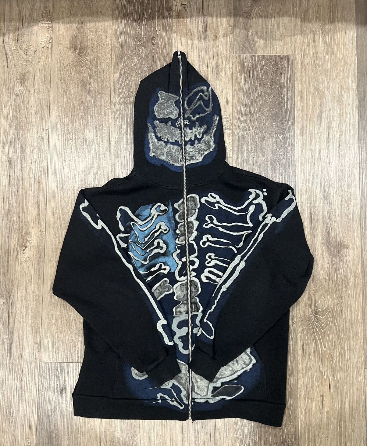 travis scott fragment skeleton hoodie