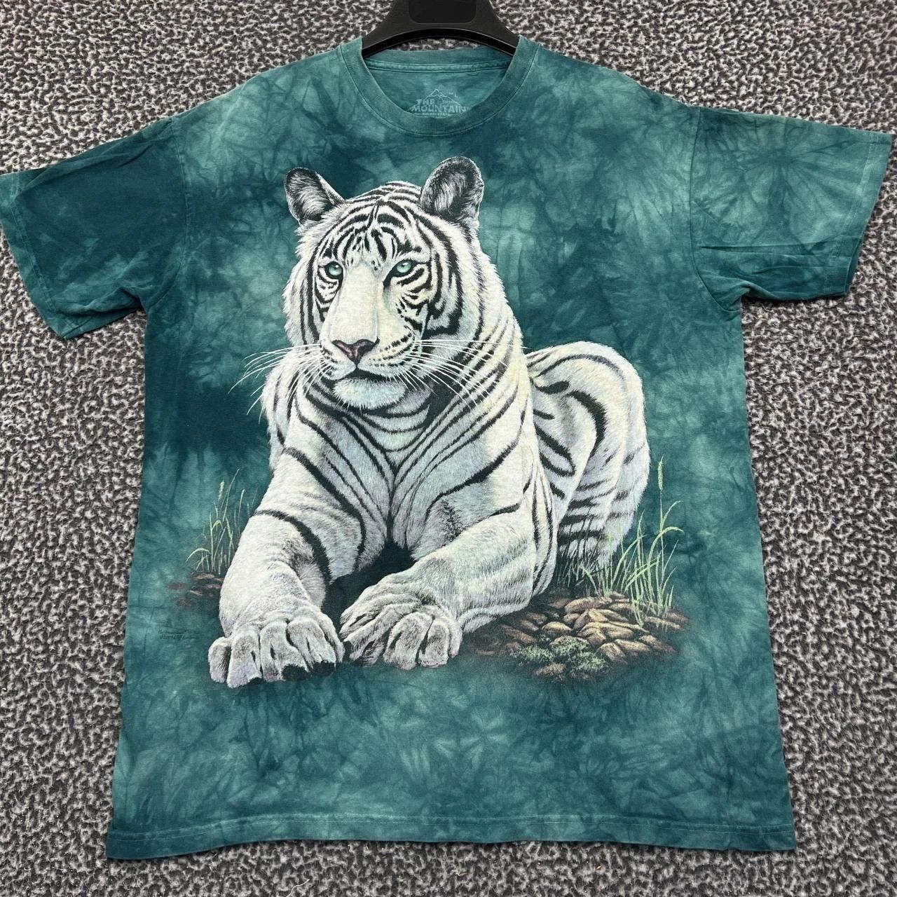 The Mountain The Mountain Shirt Men Tiger Tie Dye Crew Neck Cotton L Size US L / EU 52-54 / 3 - 1 Thumbnail