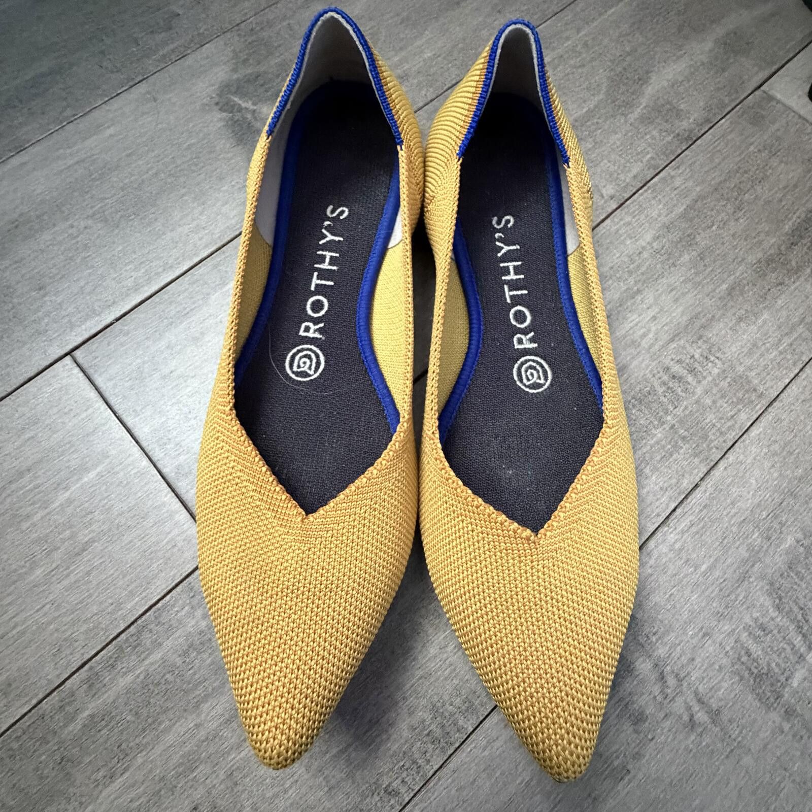 Rothy's Rothy's Mustard Yellow Pointed Toe Flats Size 7 Size US 7 / IT 37 - 3 Thumbnail