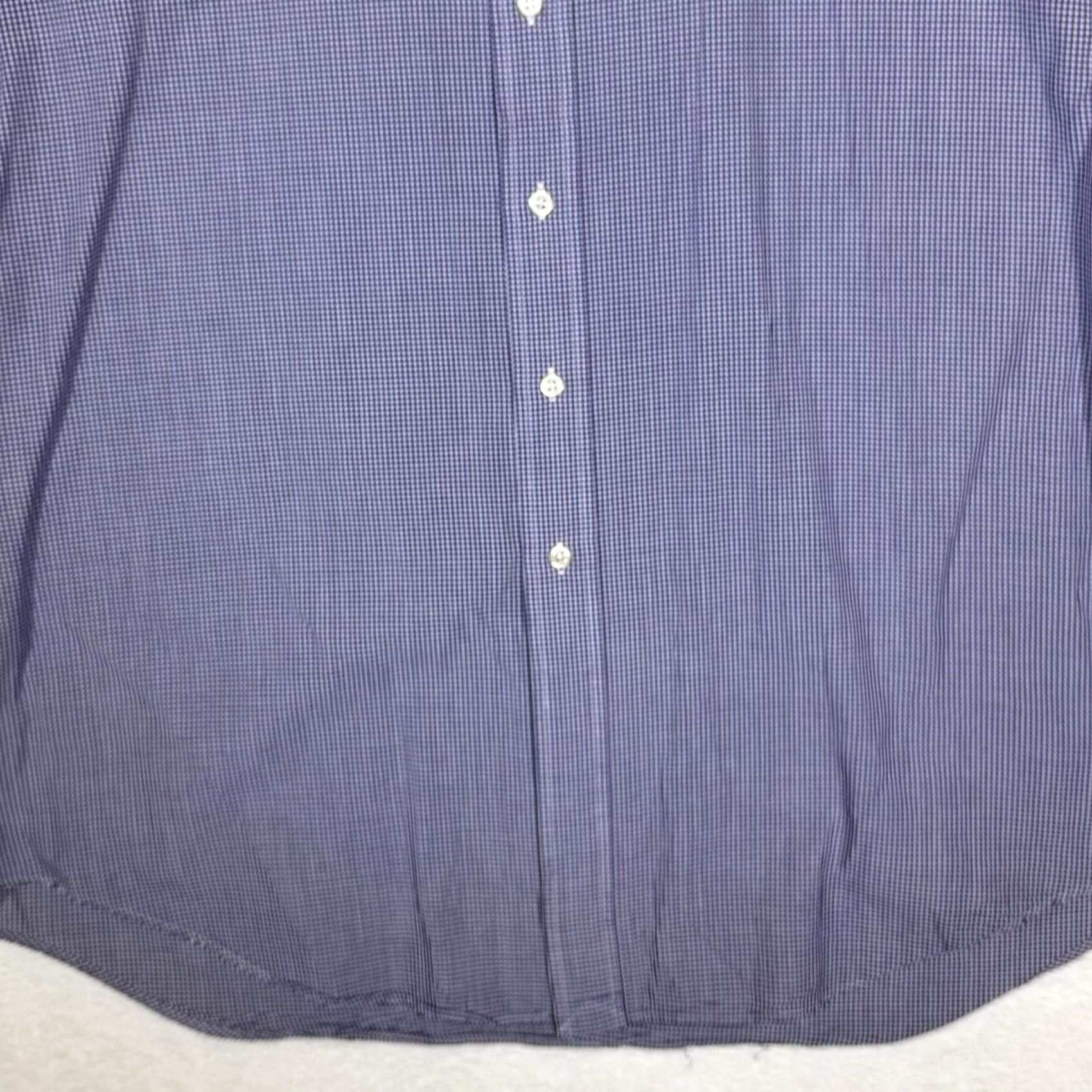 Ralph Lauren VINTAGE Ralph Lauren Shirt Mens 17.5 32/33 Purple Gingham Yarmouth Button Down Size US XXL / EU 58 / 5 - 6 Thumbnail