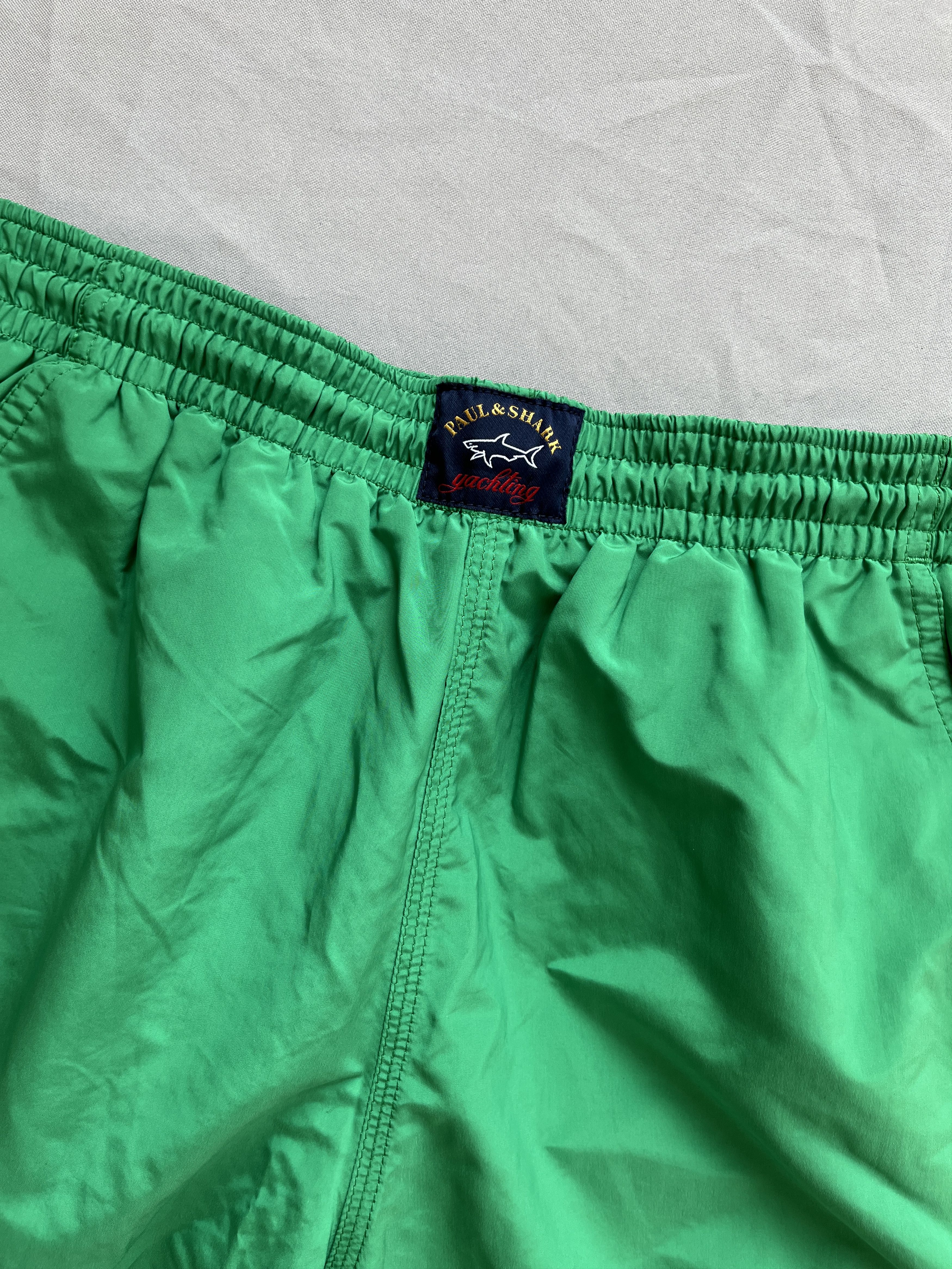 Paul & Shark Paul & Shark Green Shimmer Light Summer Shorts Size US 30 / EU 46 - 3 Thumbnail