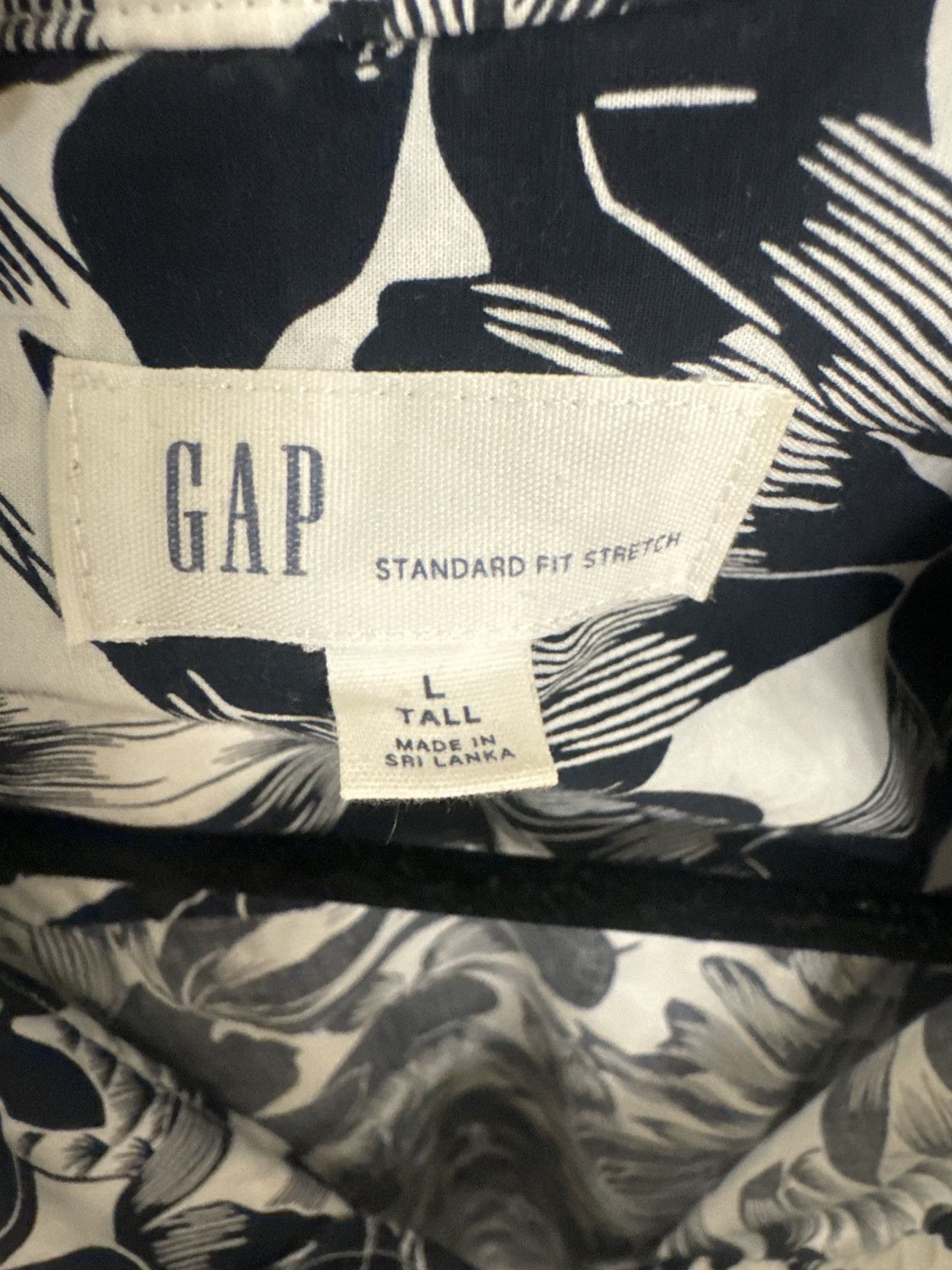Gap Gap Standard Stretch Large Tall Floral Button Down Size US L / EU 52-54 / 3 - 5 Thumbnail